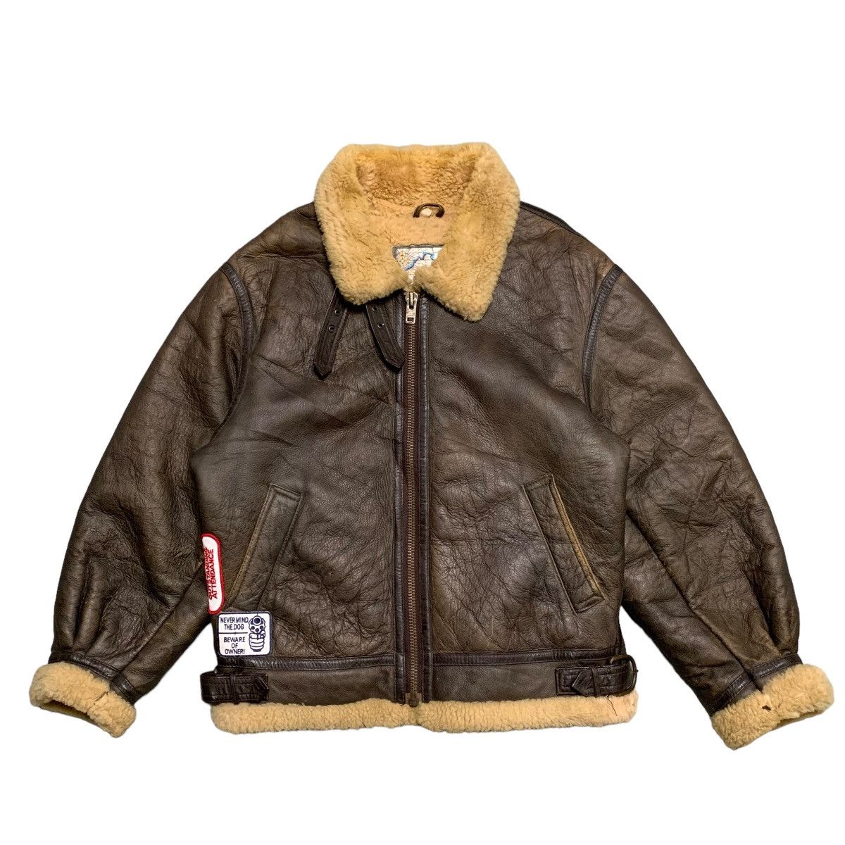 Japanese Brand Terra Australis Shearling B3 Jacket Size US M / EU 48-50 / 2 - 1 Thumbnail