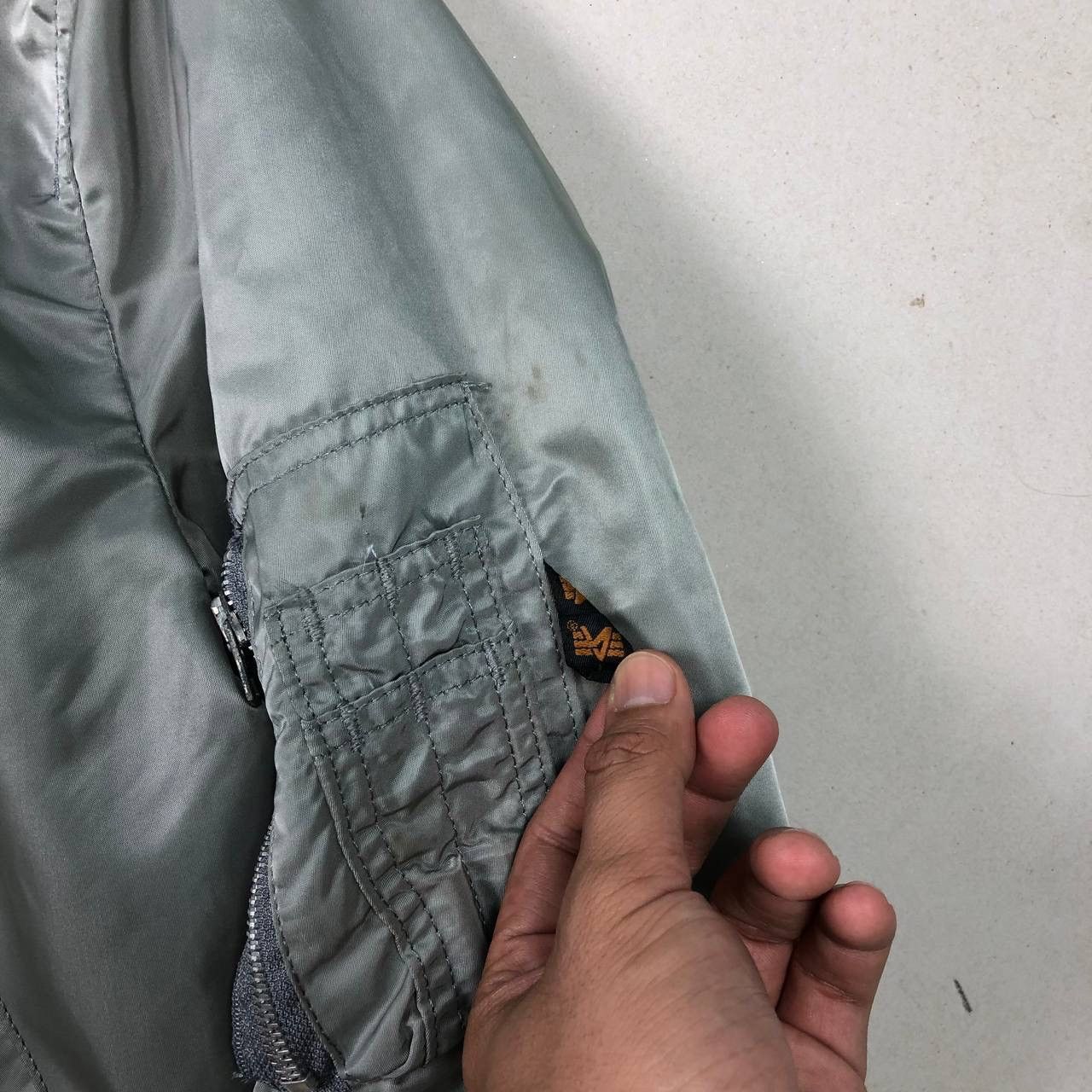 Alpha Industries Vintage Alpha Industries MA-1 Flight Jacket Bomber Jacket Size US L / EU 52-54 / 3 - 7 Thumbnail