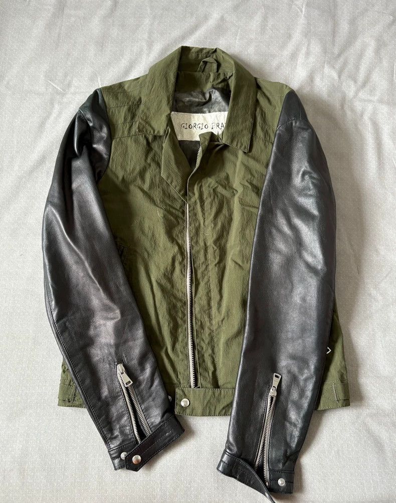 Yohji Yamamoto Giorgio Brato Vintage Leather Jacket Coat-2506 Size M / US 6-8 / IT 42-44 - 5 Thumbnail