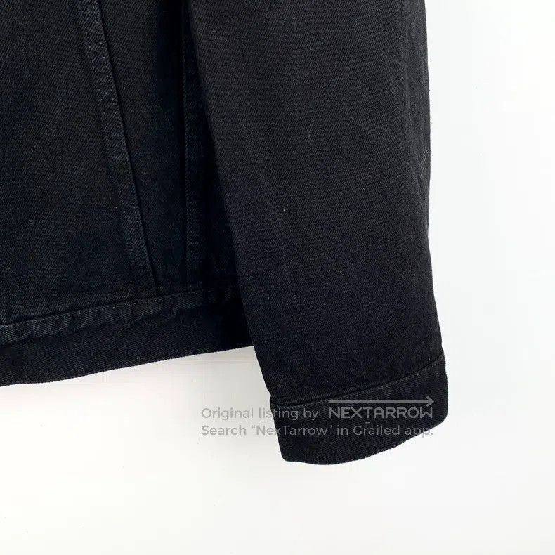Balenciaga Balenciaga Black Logo Letter Diamond Studded Cotton Collar Size XS / US 0-2 / IT 36-38 - 4 Thumbnail