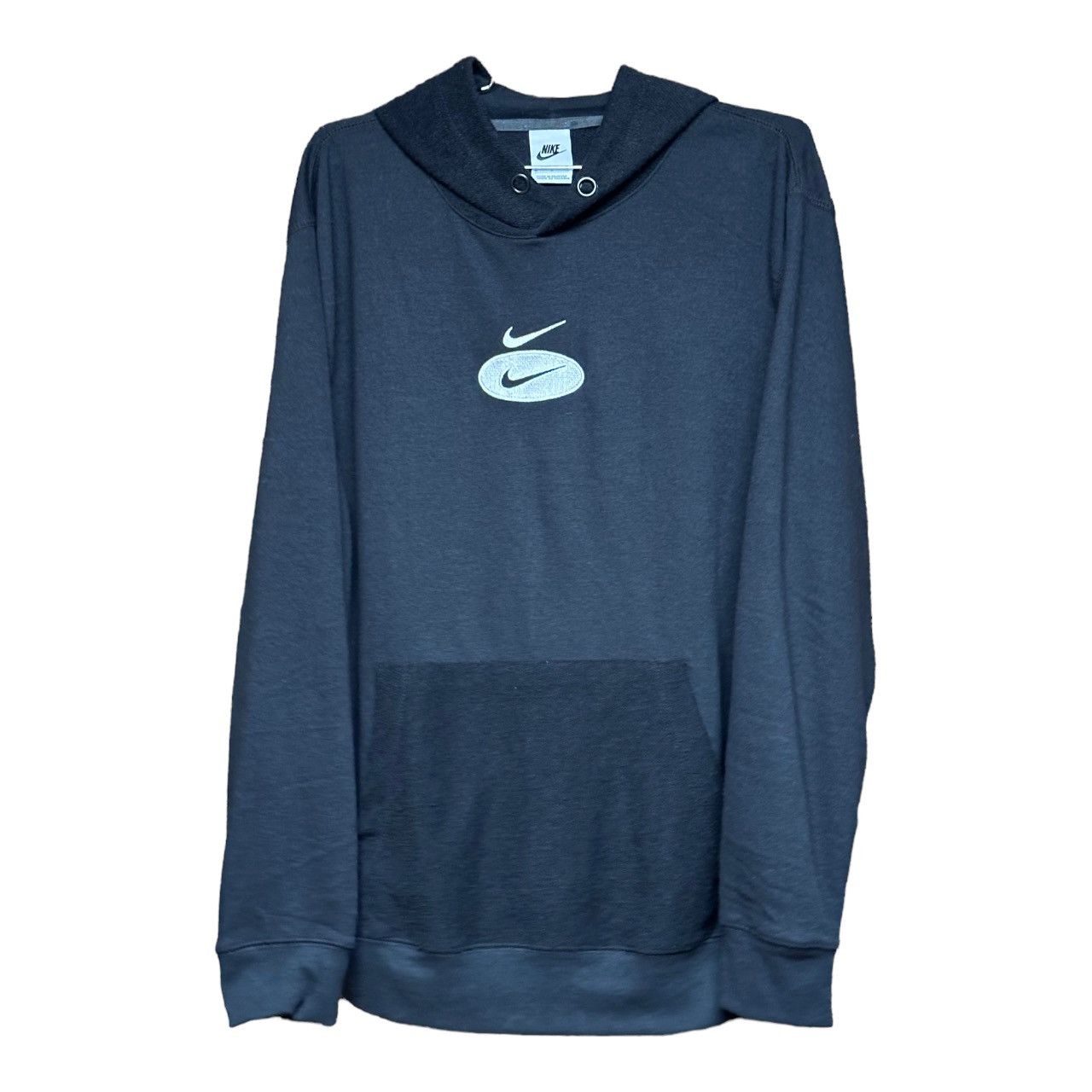 double swoosh nike hoodie