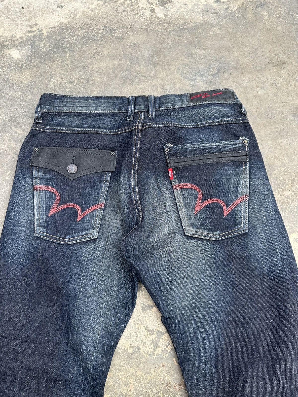 Edwin Edwin Edge of Blue Jeans Faded Pant Size US 33 - 4 Thumbnail