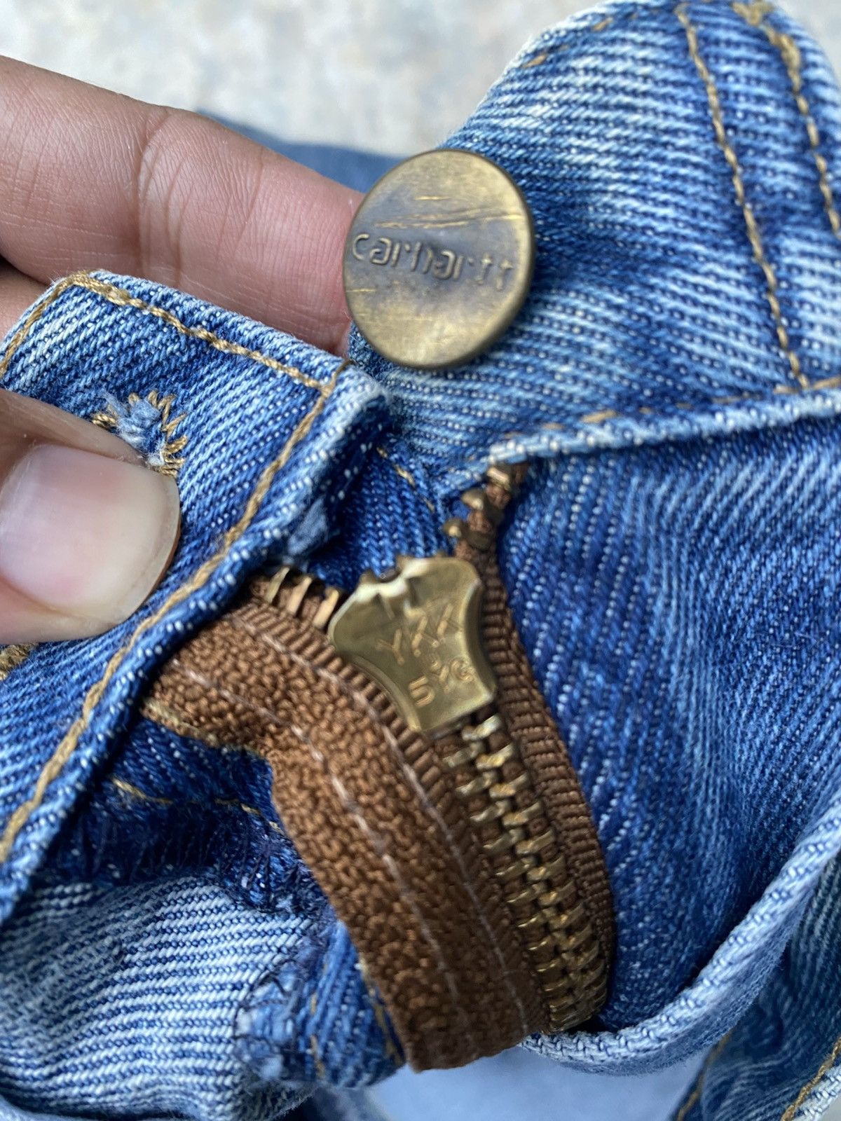 Carhartt Vintage carhartt carpenter jeans Size US 34 / EU 50 - 9 Thumbnail