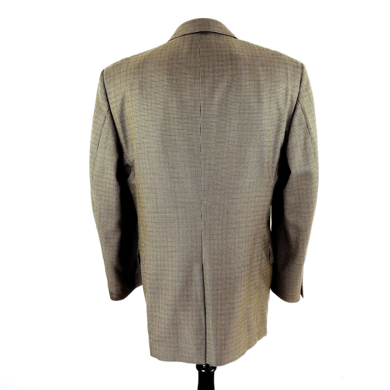 Jos. A. Bank Jos A Bank Signature Gold Wool Silk 2 Button Sport Coat 42L Size 42L - 5 Thumbnail