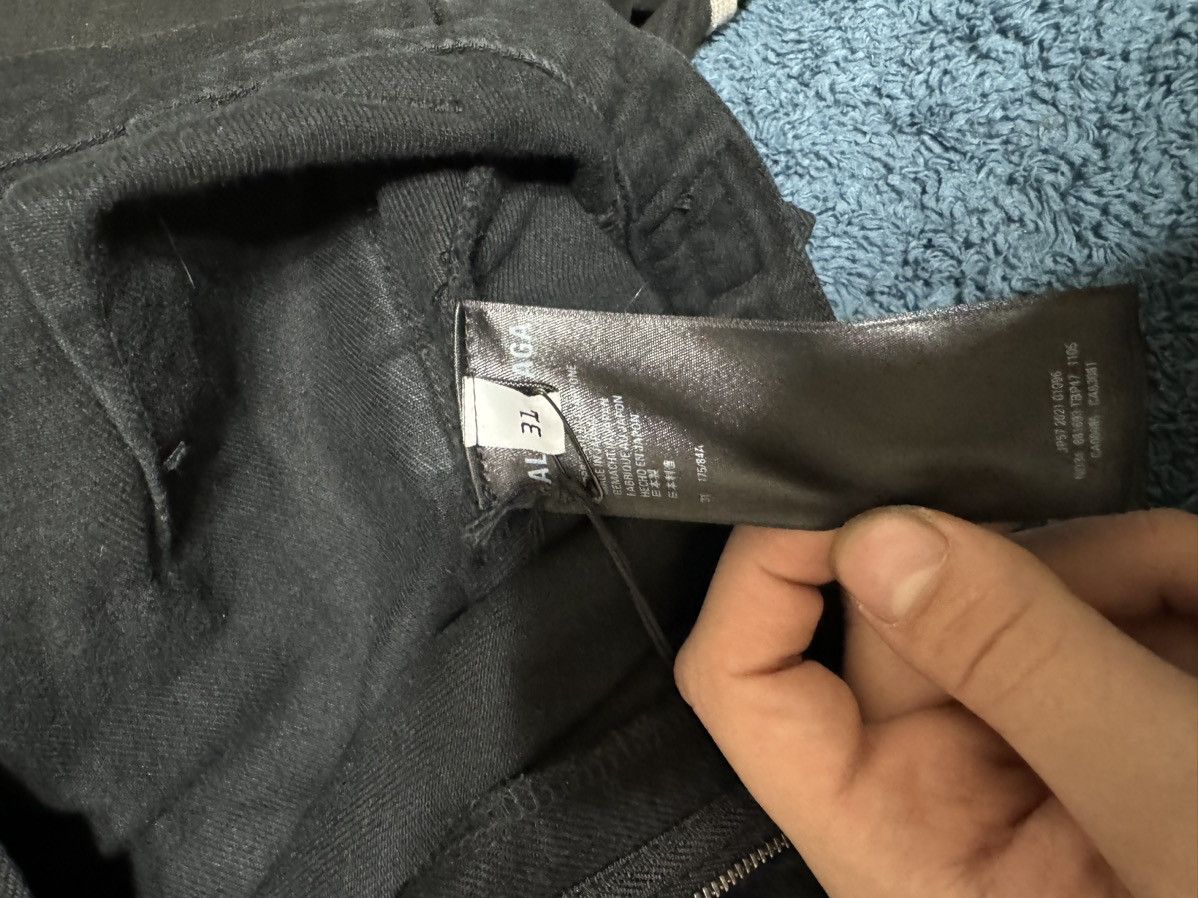 Balenciaga Balenciaga SS22 Black Raver Jeans Size US 31 - 7 Thumbnail