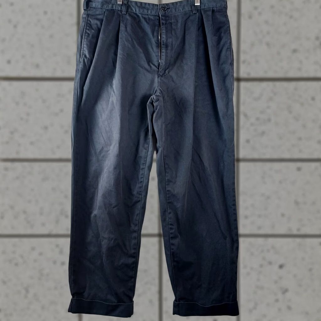Polo Ralph Lauren Ralph Lauren Polo Chino Pants Men’s 38x29 Pleated Front Classic Fit Cotton Navy Size US M / EU 48-50 / 2 - 1 Thumbnail