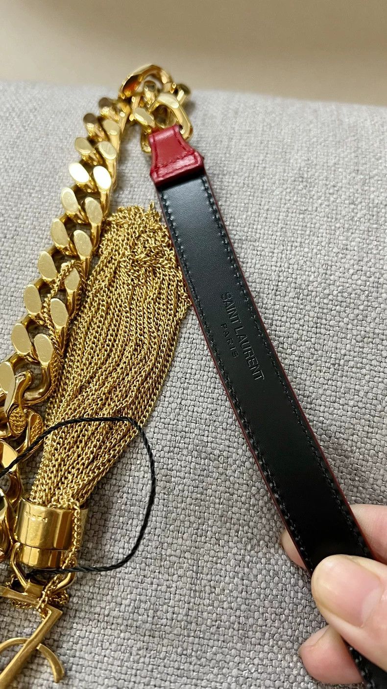 Yves Saint Laurent Saint Laurent Red Belt 2502-Nextarrow Size ONE SIZE - 4 Thumbnail