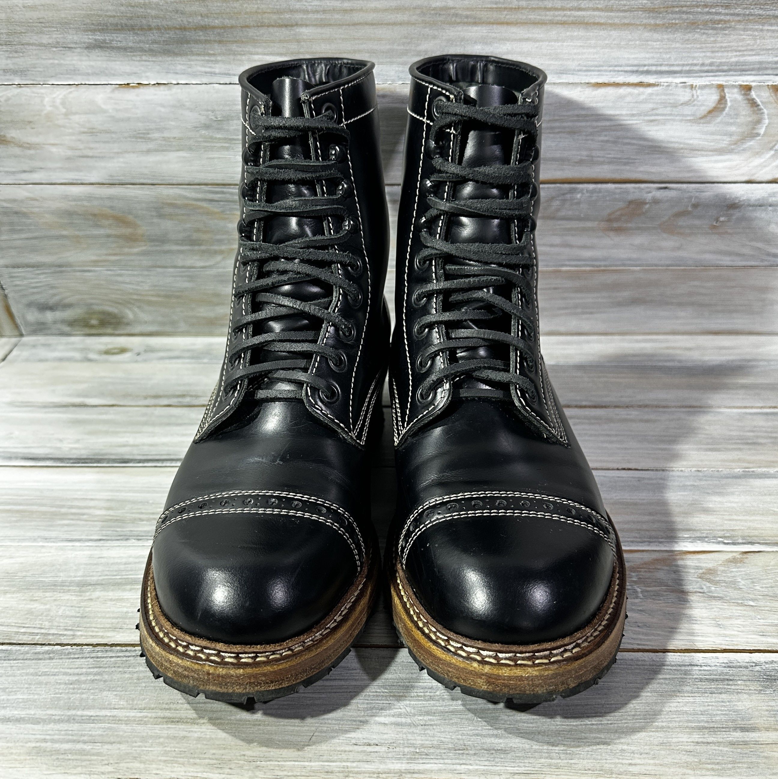 Cowboy Equipment Sandmann Allbright Leather Boots MadeInSpain Western Cowboy Size US 8 / IT 38 - 4 Thumbnail