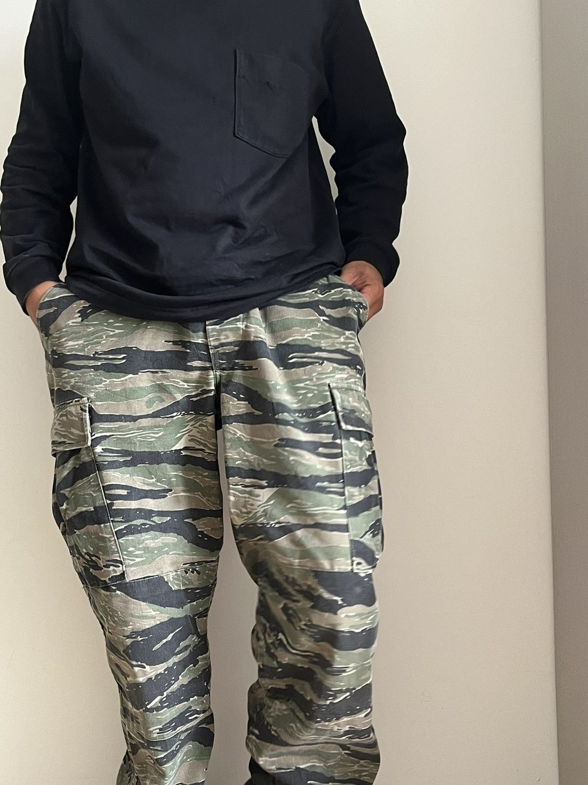 Vintage Vintage Cargo Camo Tiger Stripe Size US 34 / EU 50 - 10 Thumbnail