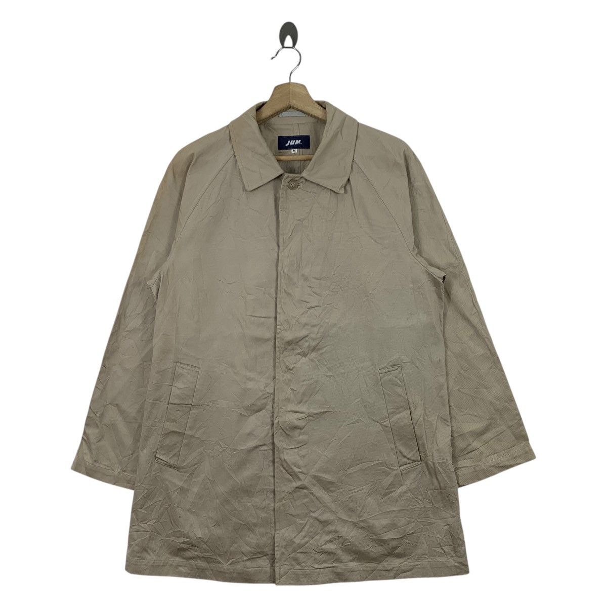 Japanese Brand × Vintage Vintage JUN MEN Japanese Brand Designer Long Coat Jacket Size US M / EU 48-50 / 2 - 1 Thumbnail