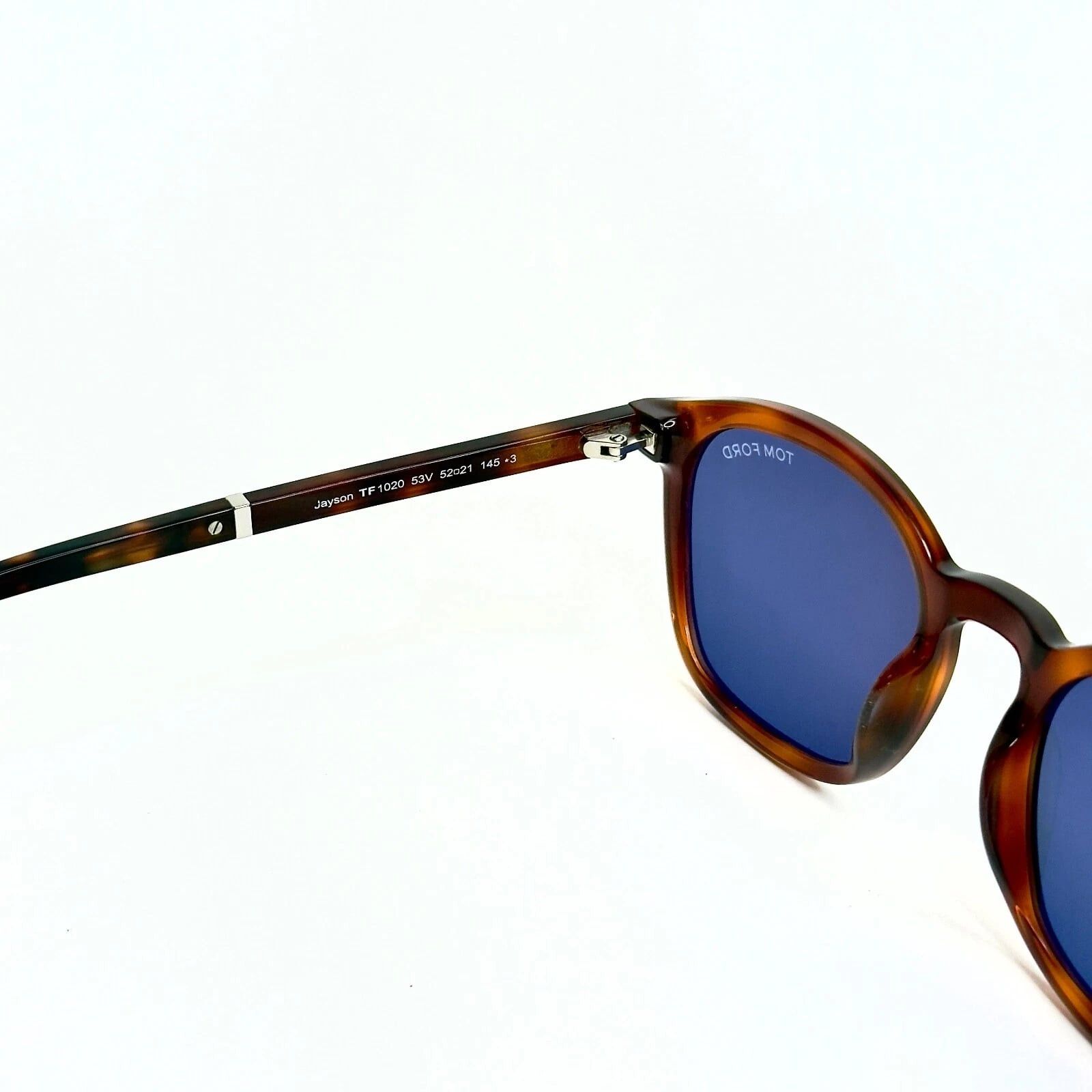 Tom Ford TOM FORD JAYSON TF1020 53V Brown Blue Unisex Sunglasses 1020 Size ONE SIZE - 6 Thumbnail