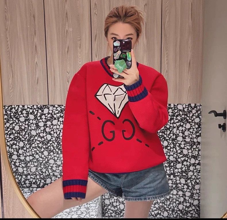 Gucci GucciDiamond pattern sweatshirt 2503-Nextarrow Size US S / EU 44-46 / 1 - 1 Thumbnail