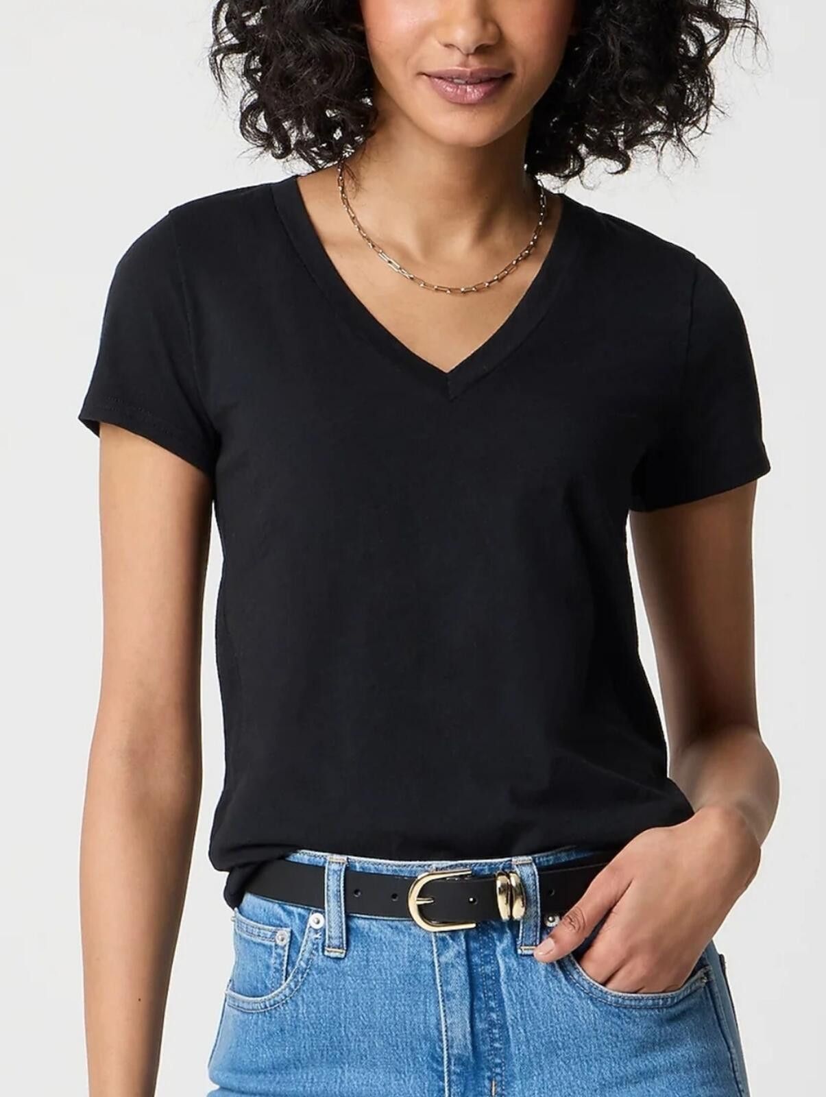 J.Crew J Crew Vintage slub cotton V-neck tee Size XXL / US 16-18 / IT 52-54 - 1 Thumbnail