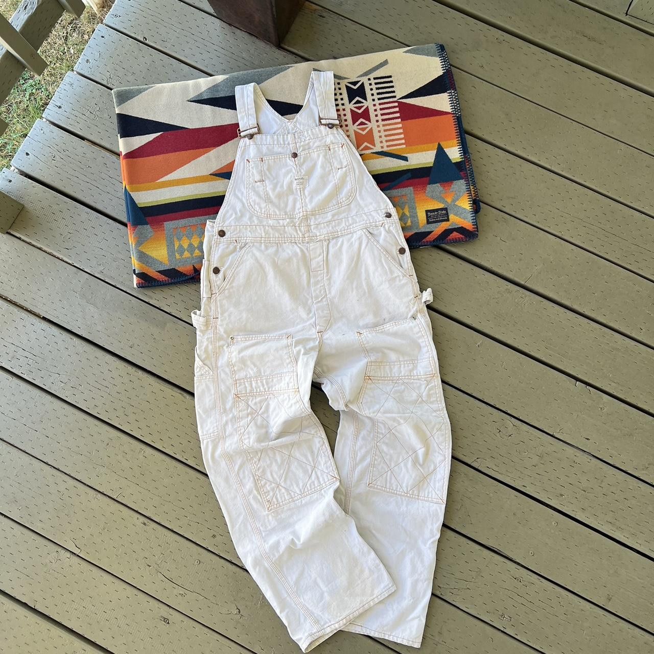 Big Mac Vintage 60s Big Mac Painter Overalls Distressed Donut Button Size US 34 / EU 50 - 2 Thumbnail