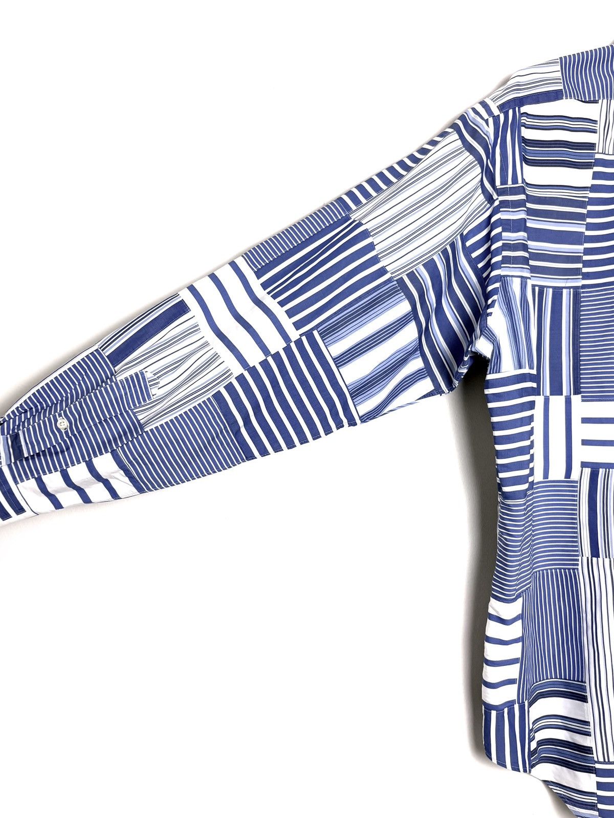 Ralph Lauren Ralph Lauren Madris Striped Patchwork Button Down Shirt Size US XL / EU 56 / 4 - 4 Thumbnail