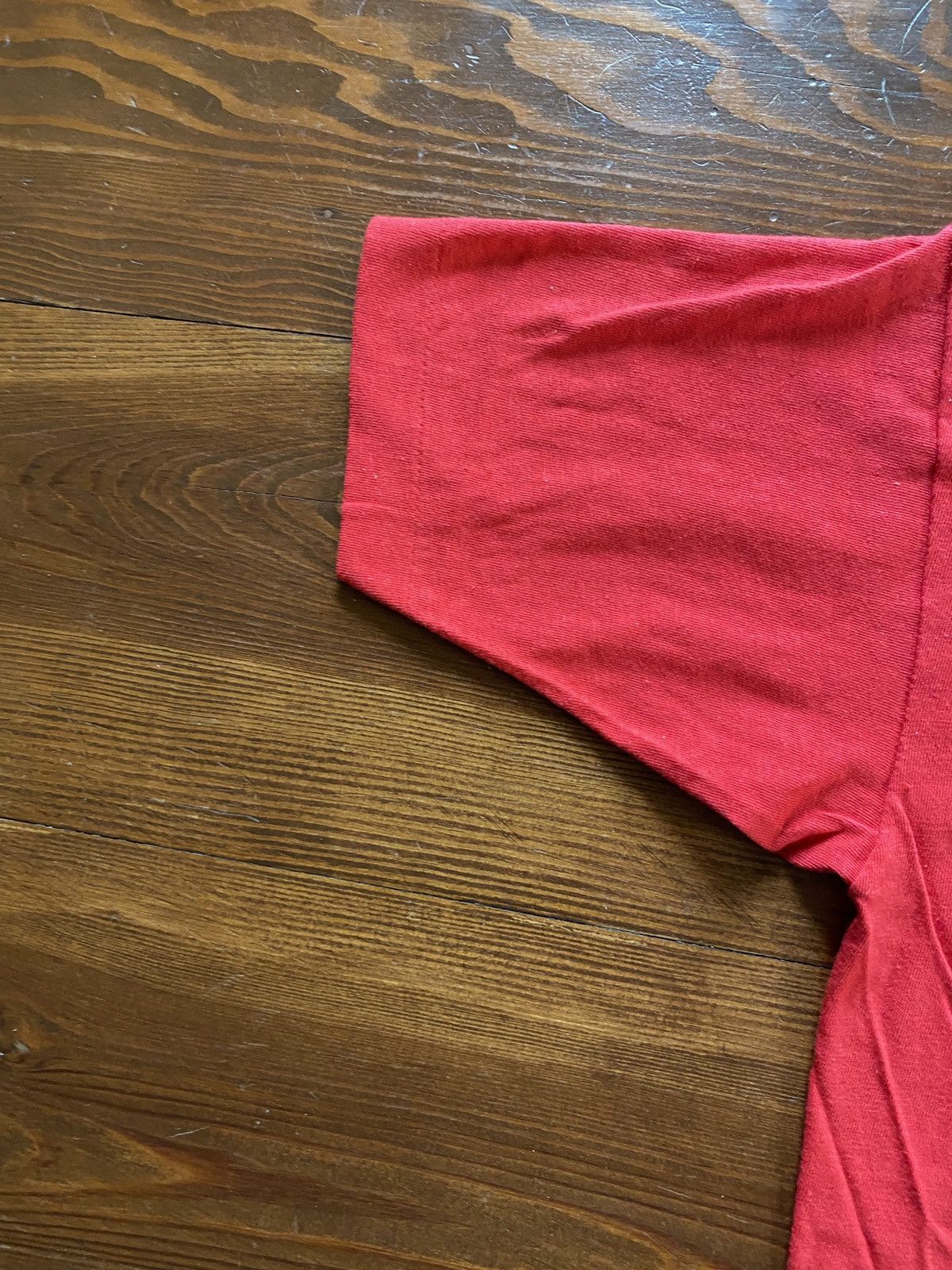 Champion × Vintage Vintage 70’s Washington Post Champion Red Single Stitch Tee Size US S / EU 44-46 / 1 - 4 Thumbnail