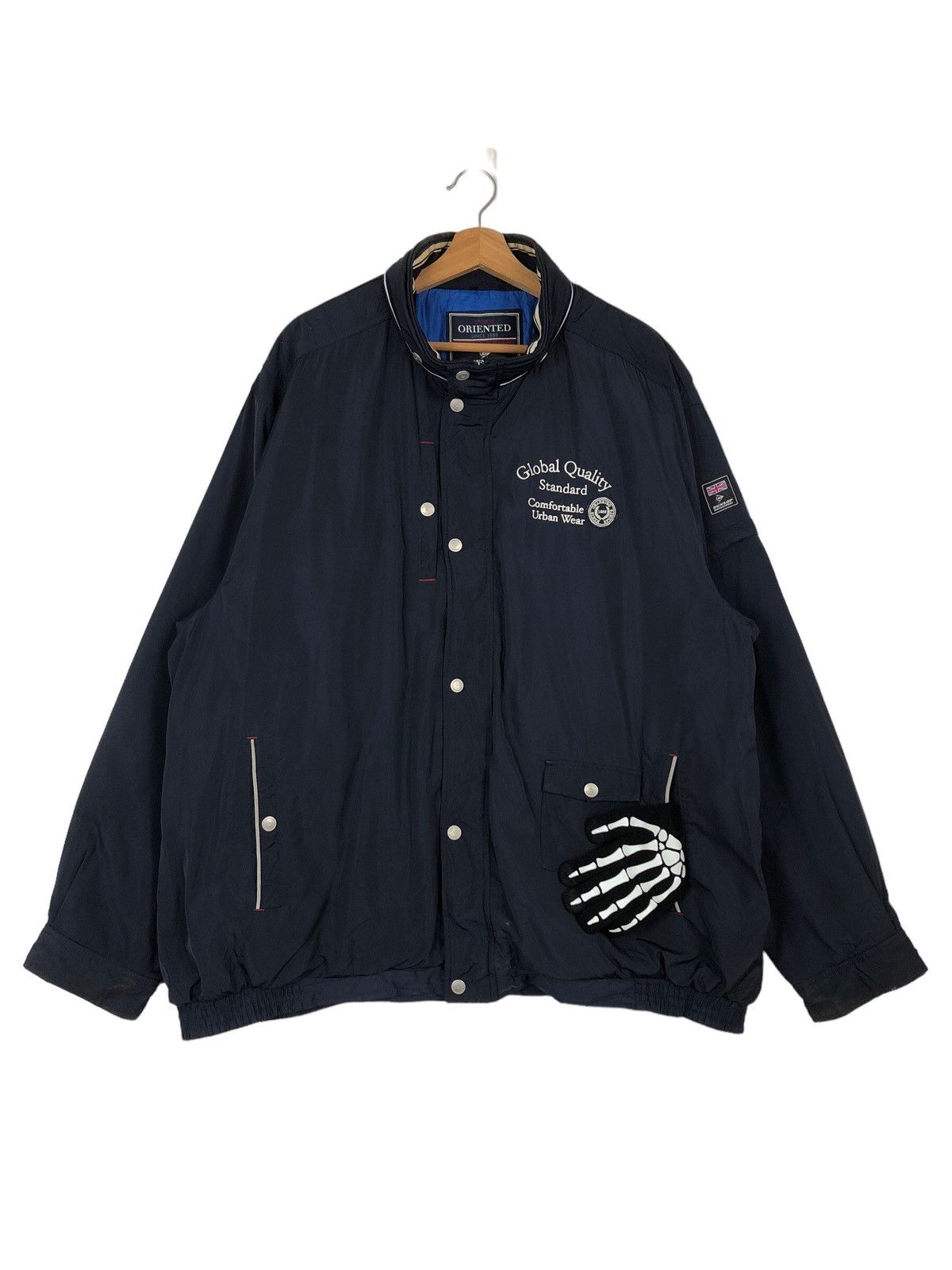Japanese Brand 🔥VINTAGE BOMBER JACKET RACING BIG LOGO DUNLOP MOTORSPORT Size US L / EU 52-54 / 3 - 1 Thumbnail