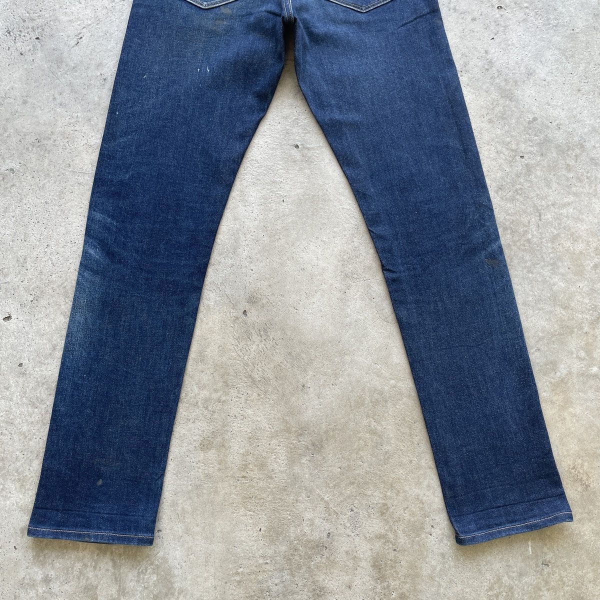 Japanese Brand W32💥 Vintage Japan Skinny Distressed Jeans Selvedge Pants Size US 32 / EU 48 - 10 Thumbnail