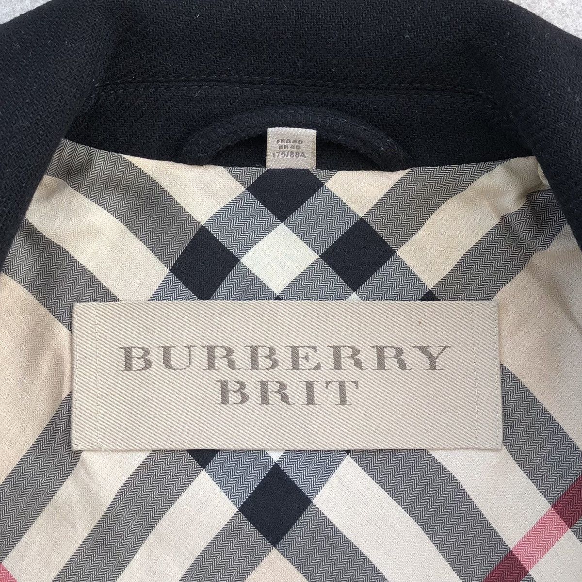 Burberry Burberry Brit Black Wool Blend Zip-Pocket Trench Coat Size M / US 6-8 / IT 42-44 - 21 Thumbnail
