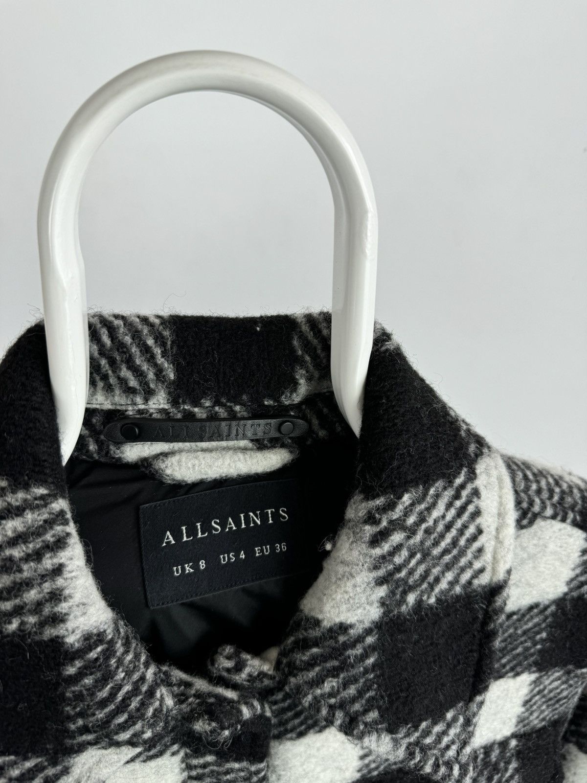 Allsaints All Saints Fenix Check Jacket Size S / US 4 / IT 40 - 3 Thumbnail