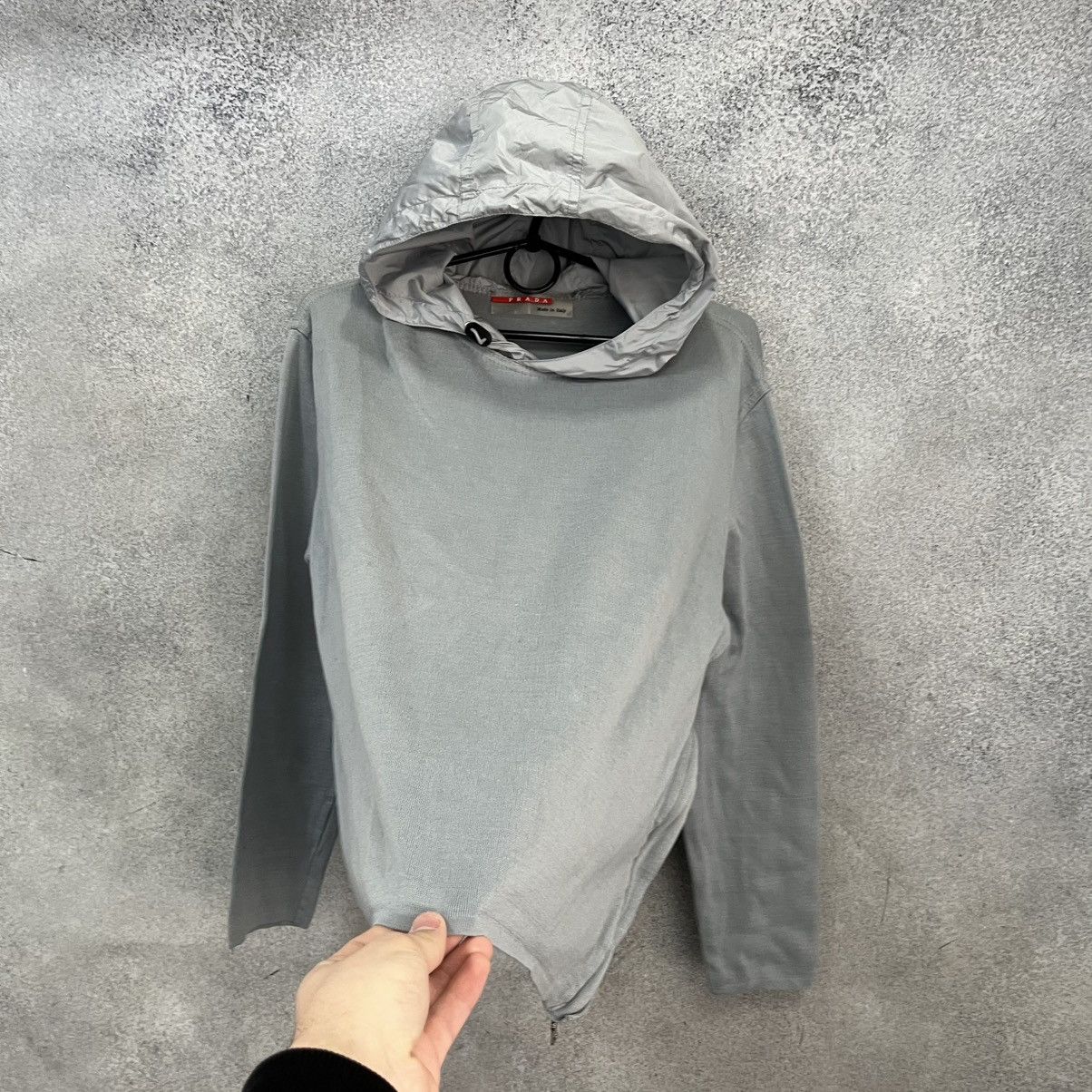 Prada Prada hoodie nylon hood Size US M / EU 48-50 / 2 - 7 Thumbnail
