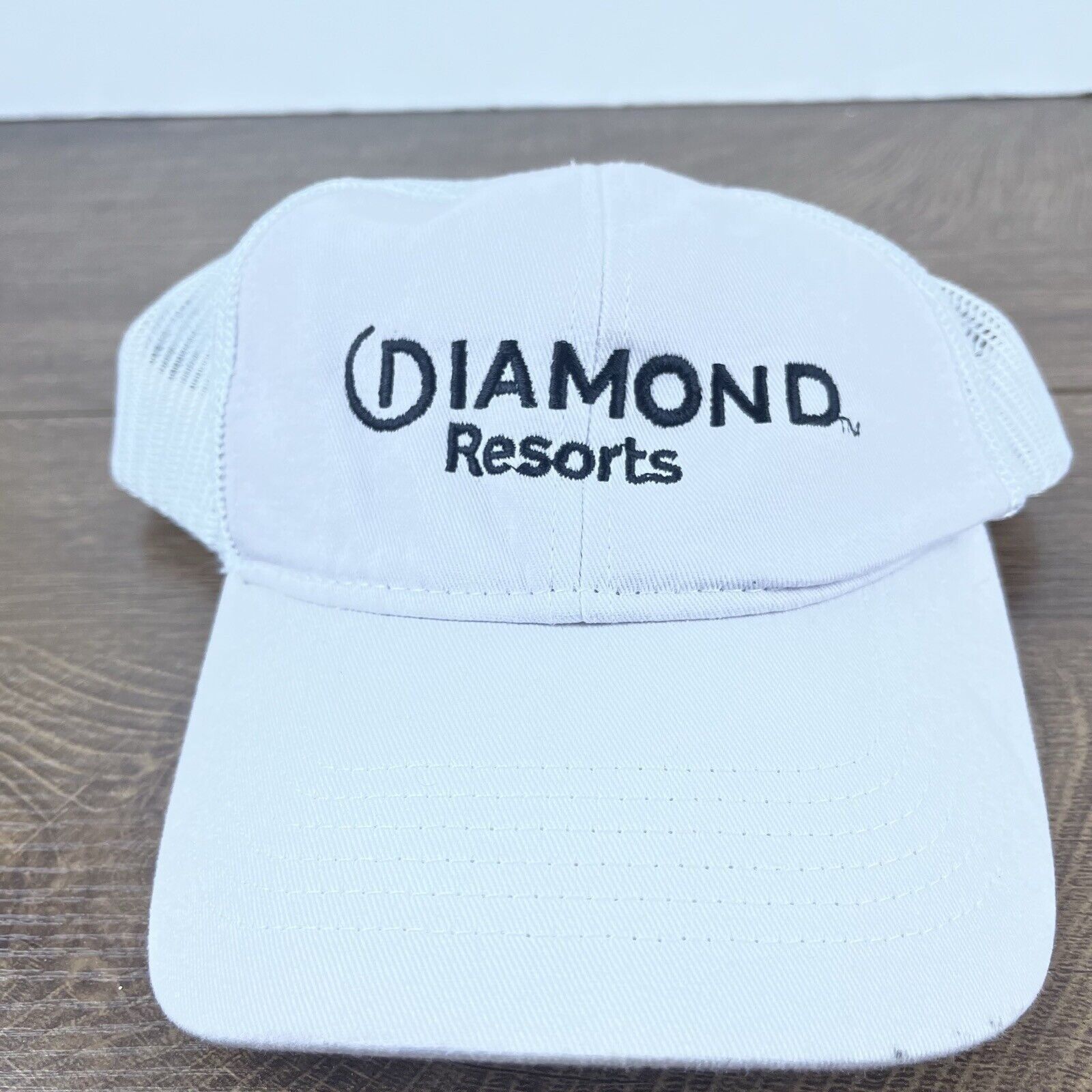 Other Diamond Resort Hat Diamond Snapback Hat White Adjustable Hat Size ONE SIZE - 3 Thumbnail