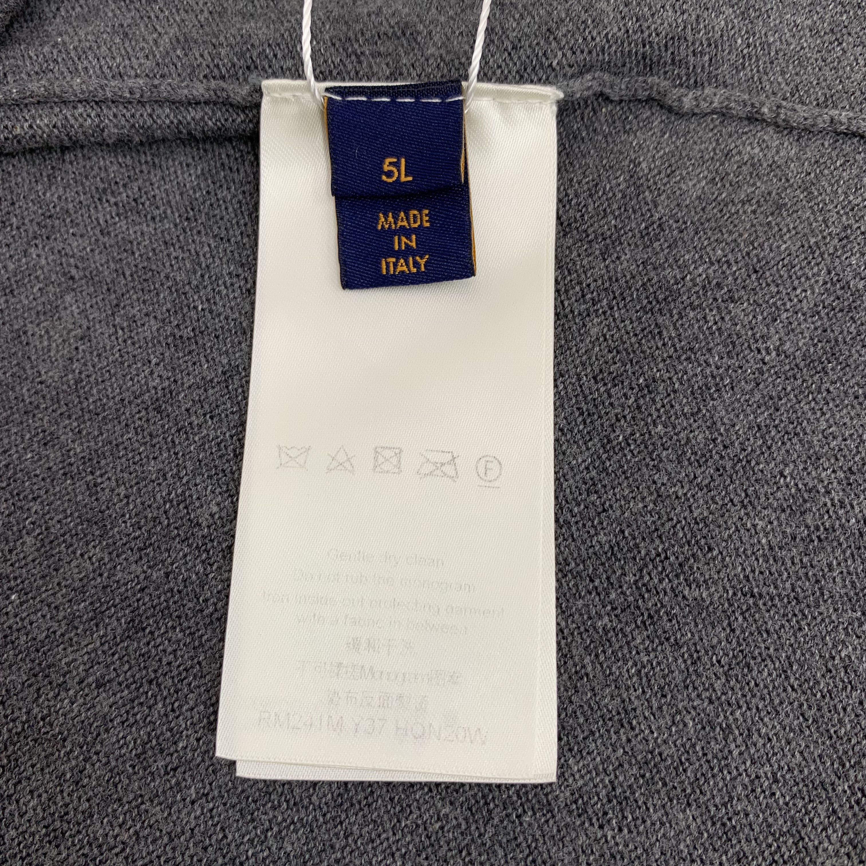 Louis Vuitton Louis Vuitton Embossed Logo Knit Cardigan (5L) Size 4XL / US 24-26 - 4 Thumbnail