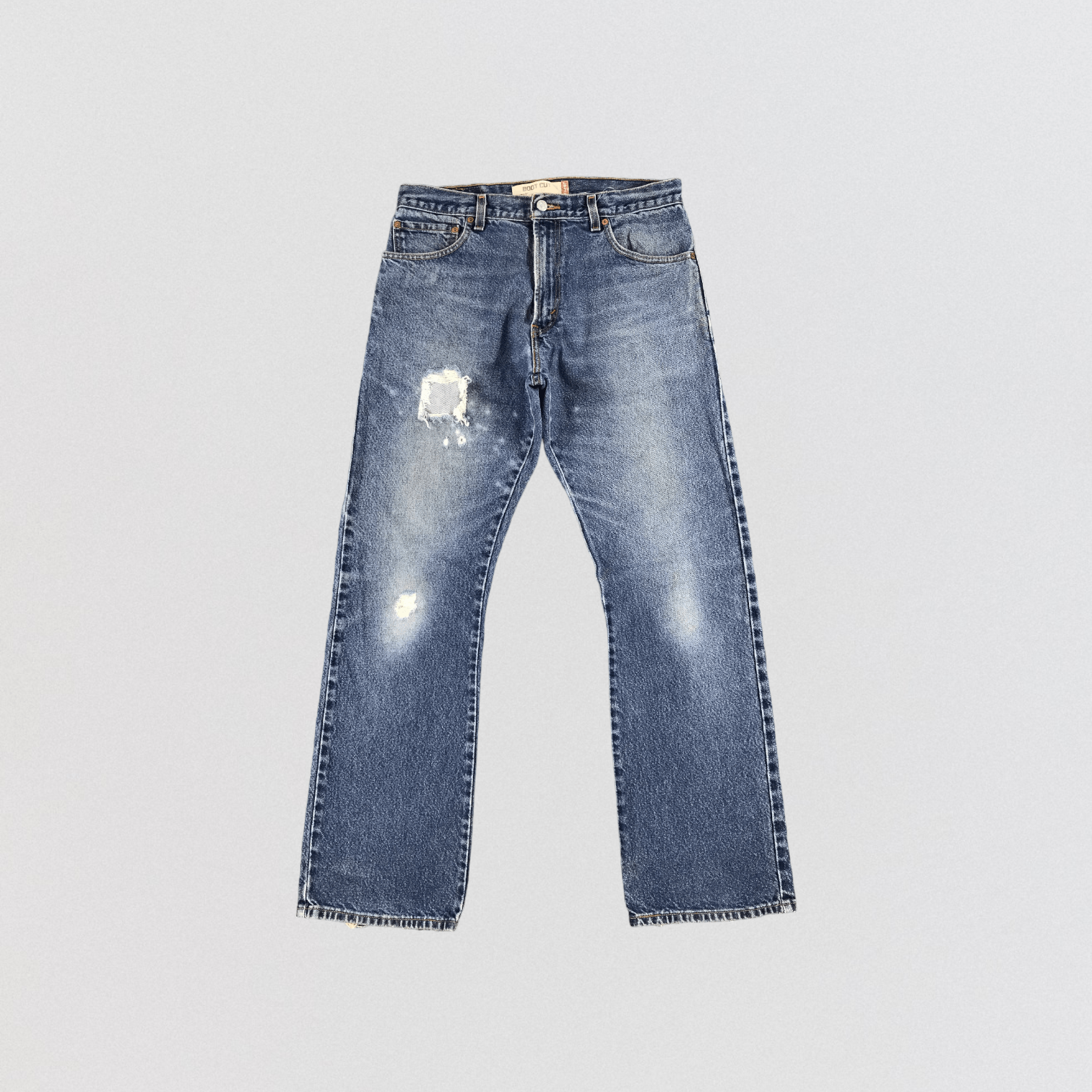 Levi's × Vintage Vintage Blue Wash Levis 517 Flare Jeans-JM1825 Size US 34 / EU 50 - 1 Thumbnail