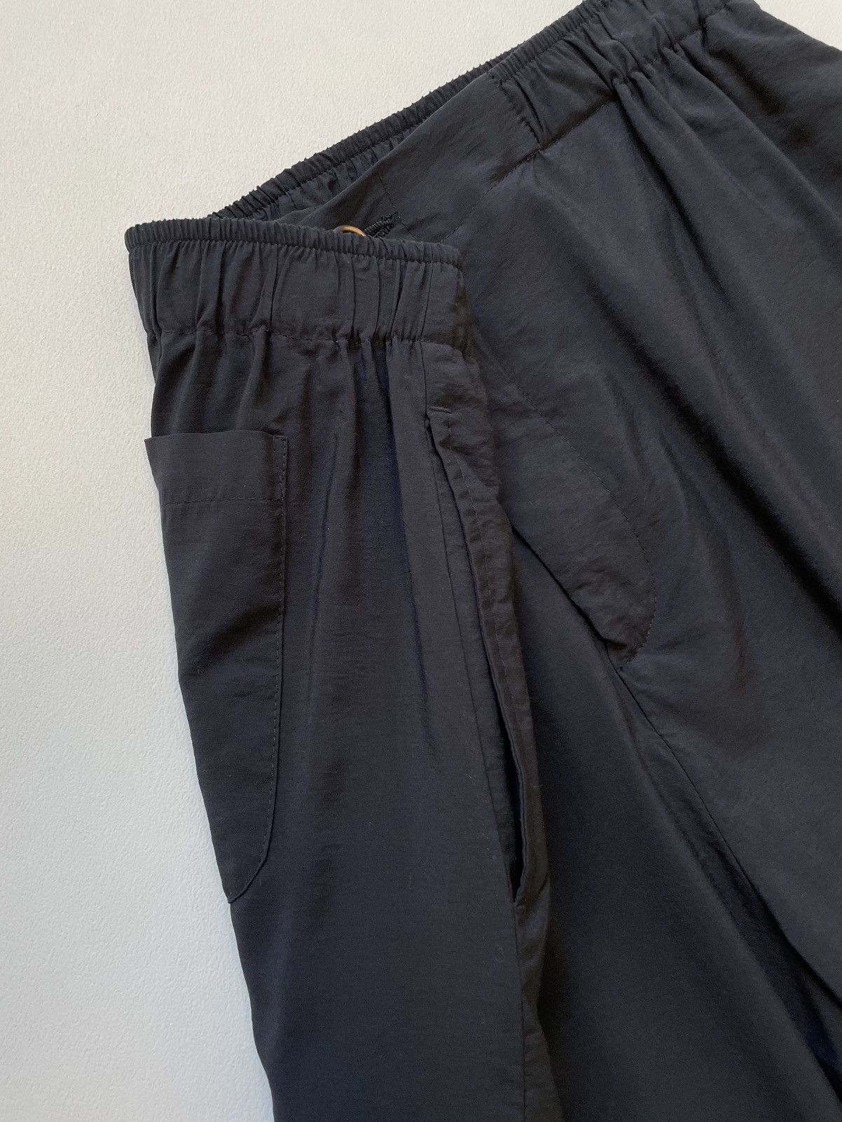 Our Legacy Black Nylon Wide Leg ‘Luft’ Pants Size US 32 / EU 48 - 10 Thumbnail