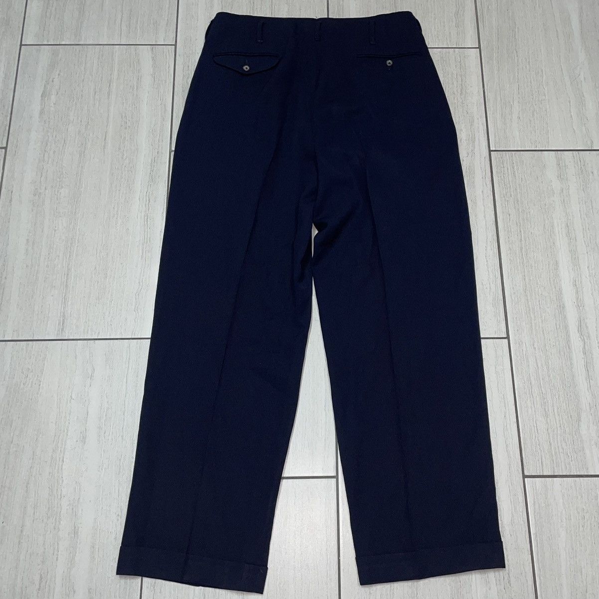Polo Ralph Lauren Polo Ralph Lauren USA Made Wool Pleated Trousers Size US 34 / EU 50 - 6 Thumbnail