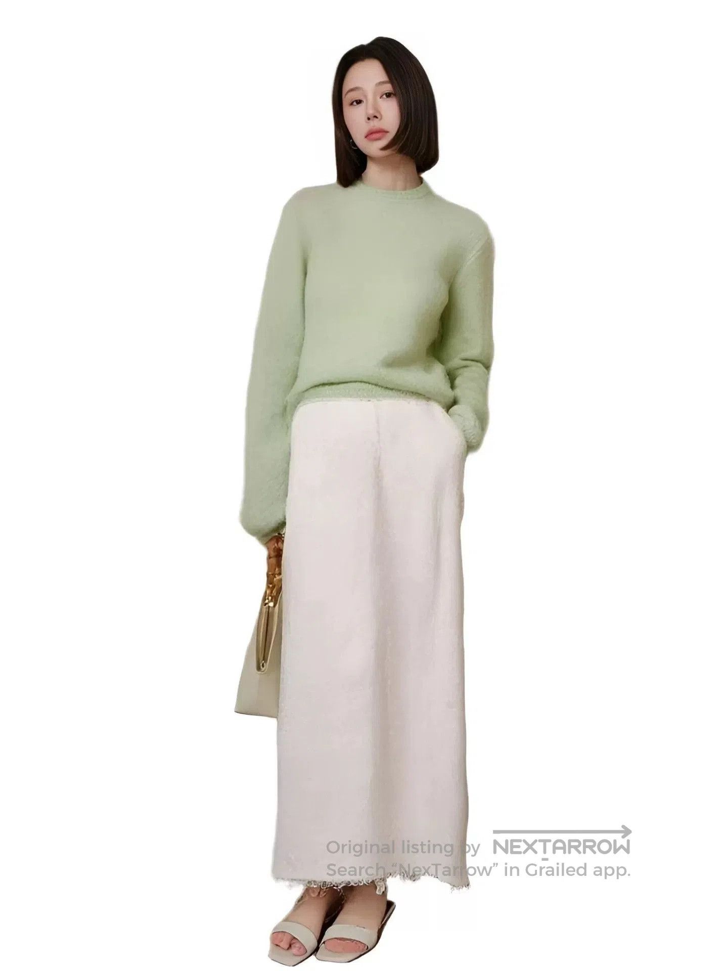 Valentino beautiful green cashmere sweater by Valentino. Size US S / EU 44-46 / 1 - 1 Thumbnail