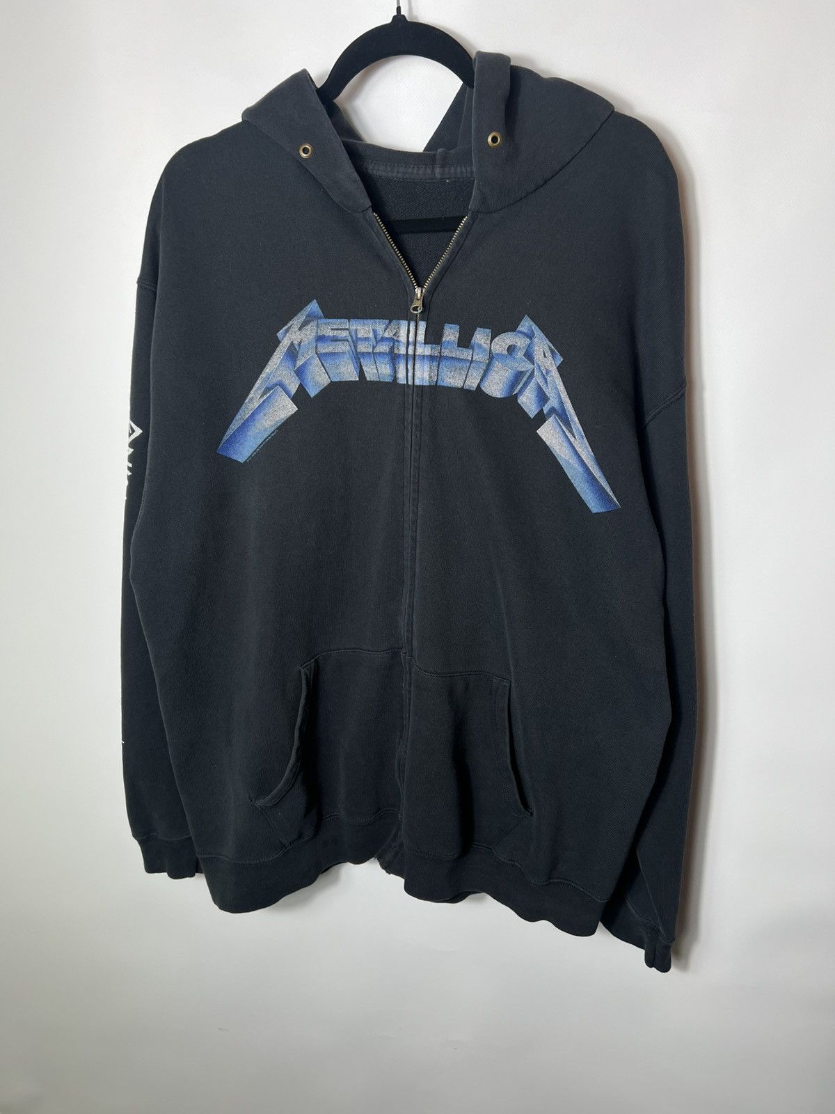 Metallica Vintage band rock Metallica Ride The Lightning Tour Hoodie Size US XL / EU 56 / 4 - 1 Thumbnail
