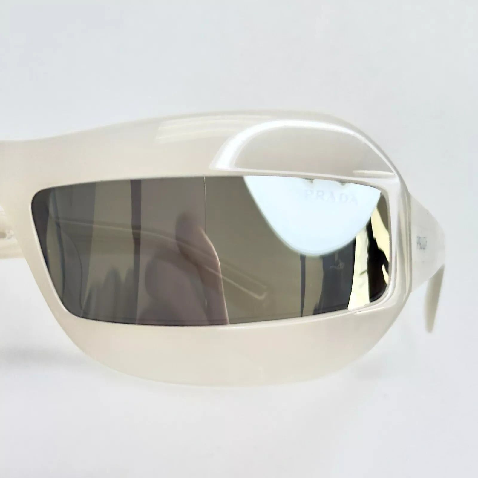 Prada PRADA Futuristic Opal Silver Mirror PR30YS 30Y Sunglasses Size ONE SIZE - 4 Thumbnail