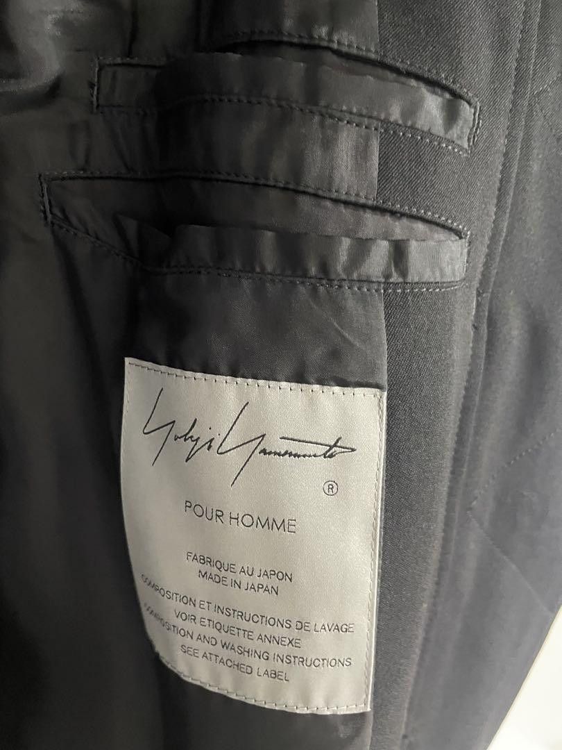 Yohji Yamamoto Yohji Yamamoto Pour Homme WOOLGABARDINE N3B JACKET Size US M / EU 48-50 / 2 - 3 Thumbnail