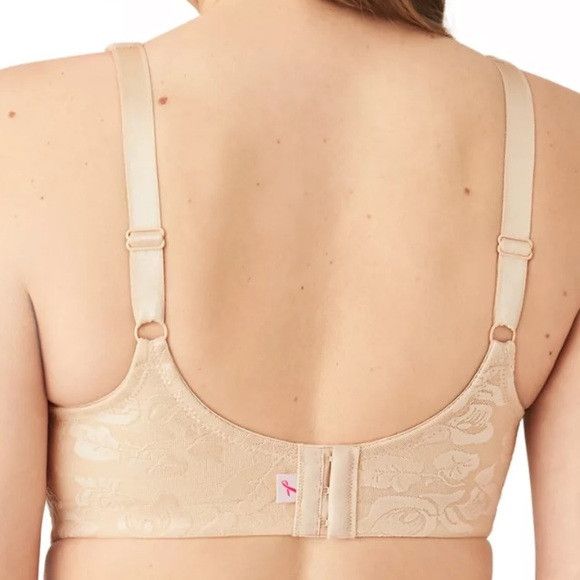 Other Wacoal 85276 Full Figure Seam & Wireless Bra beige sz 36D Size ONE SIZE - 2 Thumbnail