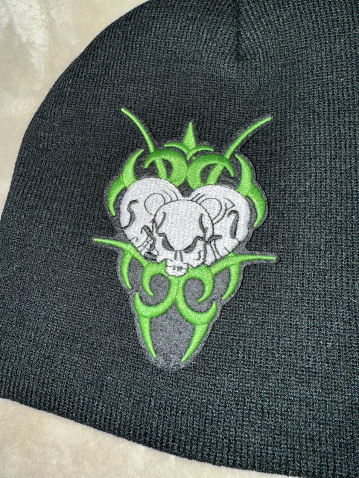 Grimykids × Vintage Grimy Kids Gothic Beanie Size ONE SIZE - 5 Thumbnail