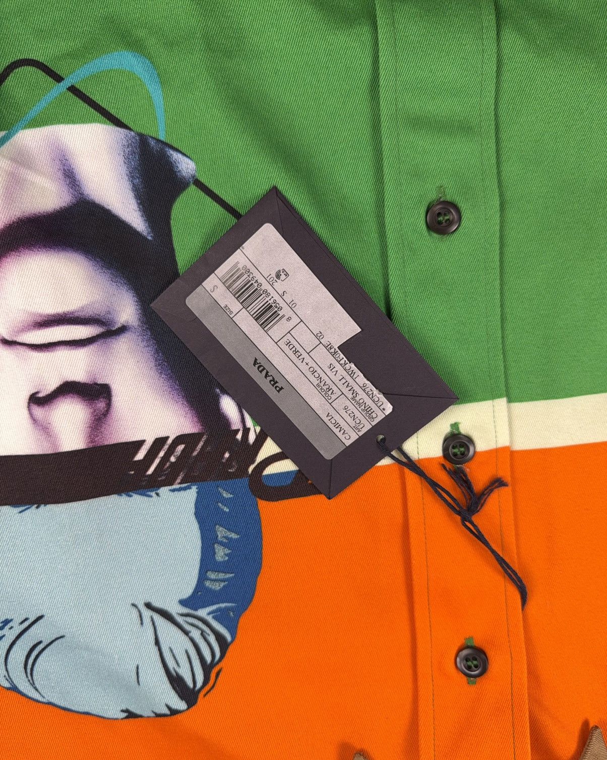 Prada SS20 COLORBLOCK SHIRT Size US S / EU 44-46 / 1 - 3 Thumbnail