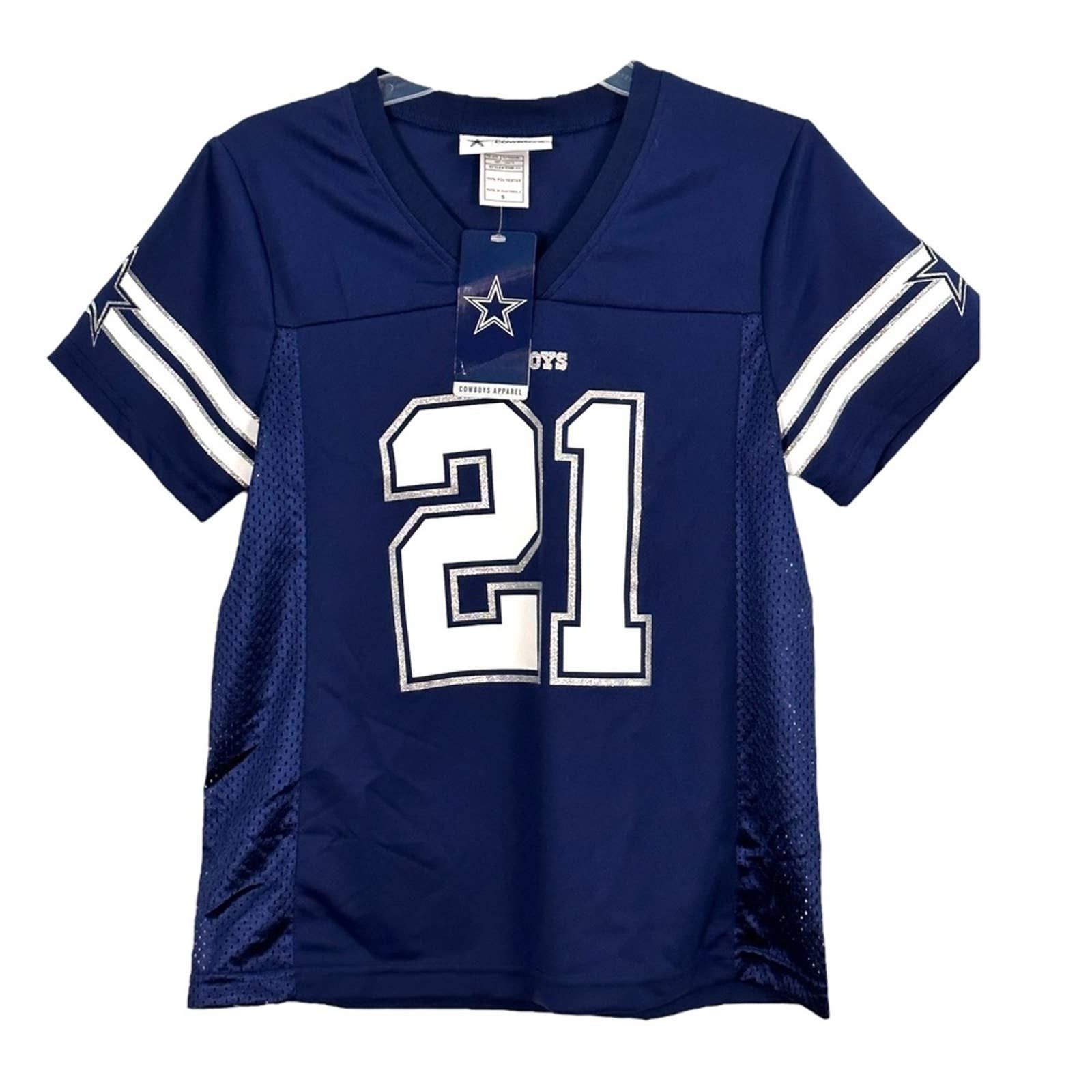 NFL Dallas Cowboy Zeke Elliott 21 Jersey Official License NWT | Grailed