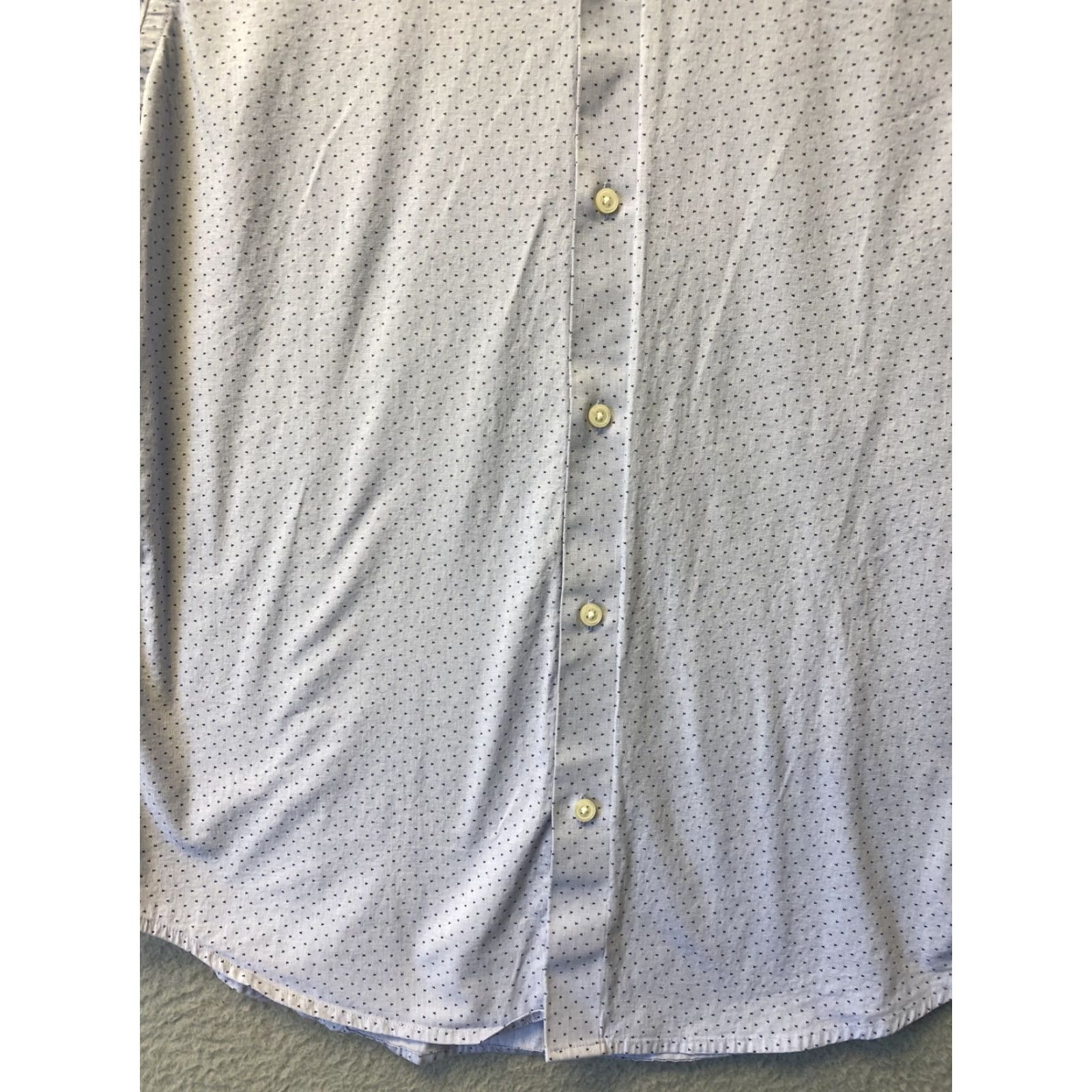 Banana Republic Banana Republic Slim Fit Button-Up Shirt L Long Sleeve Blue Dot Mens Size US L / EU 52-54 / 3 - 2 Thumbnail