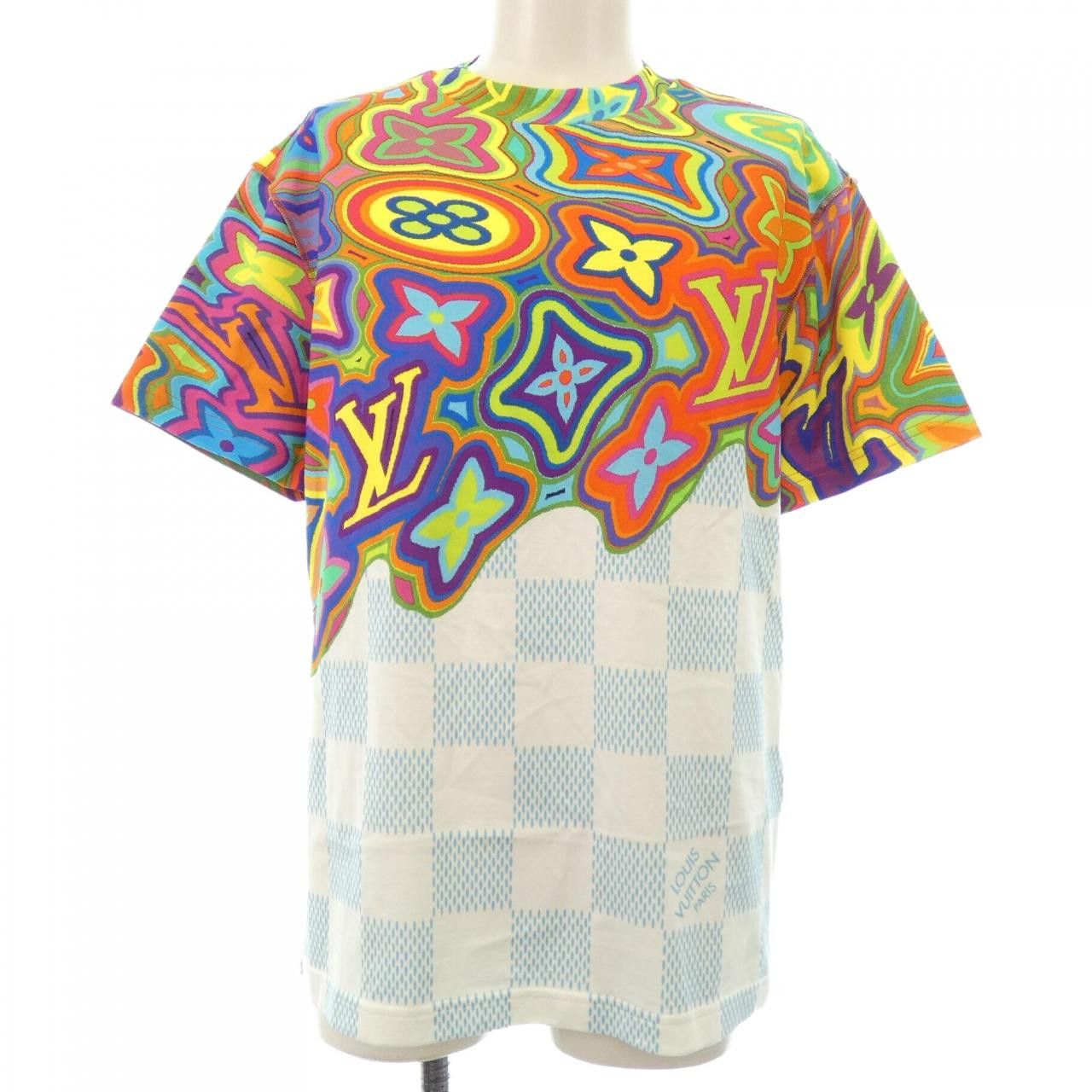 Louis Vuitton Louis Vuitton Louis Vuitton T-shirt Cotton T-Shirts HKY74WNPG DUTY FREE for USA Size ONE SIZE - 1 Thumbnail