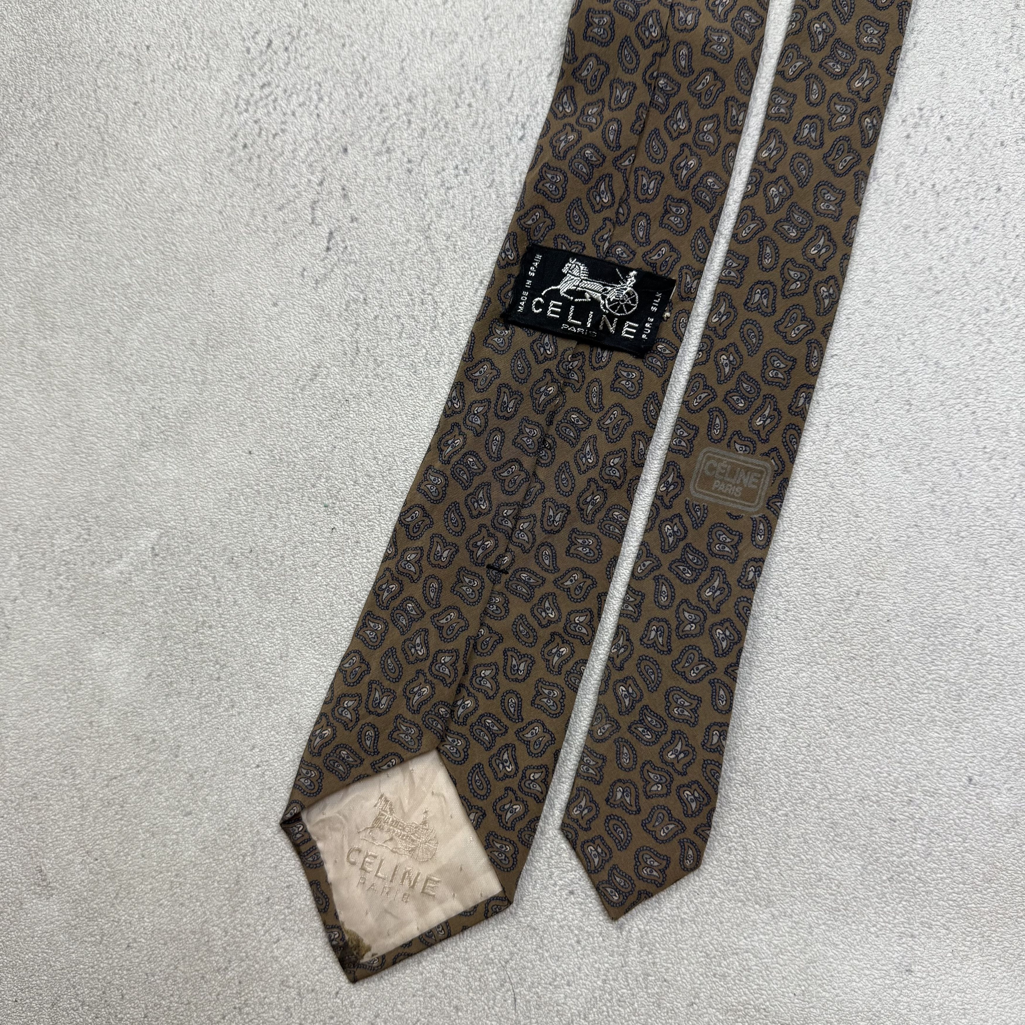 Celine Vintage Celine Silk Ties Size ONE SIZE - 1 Thumbnail