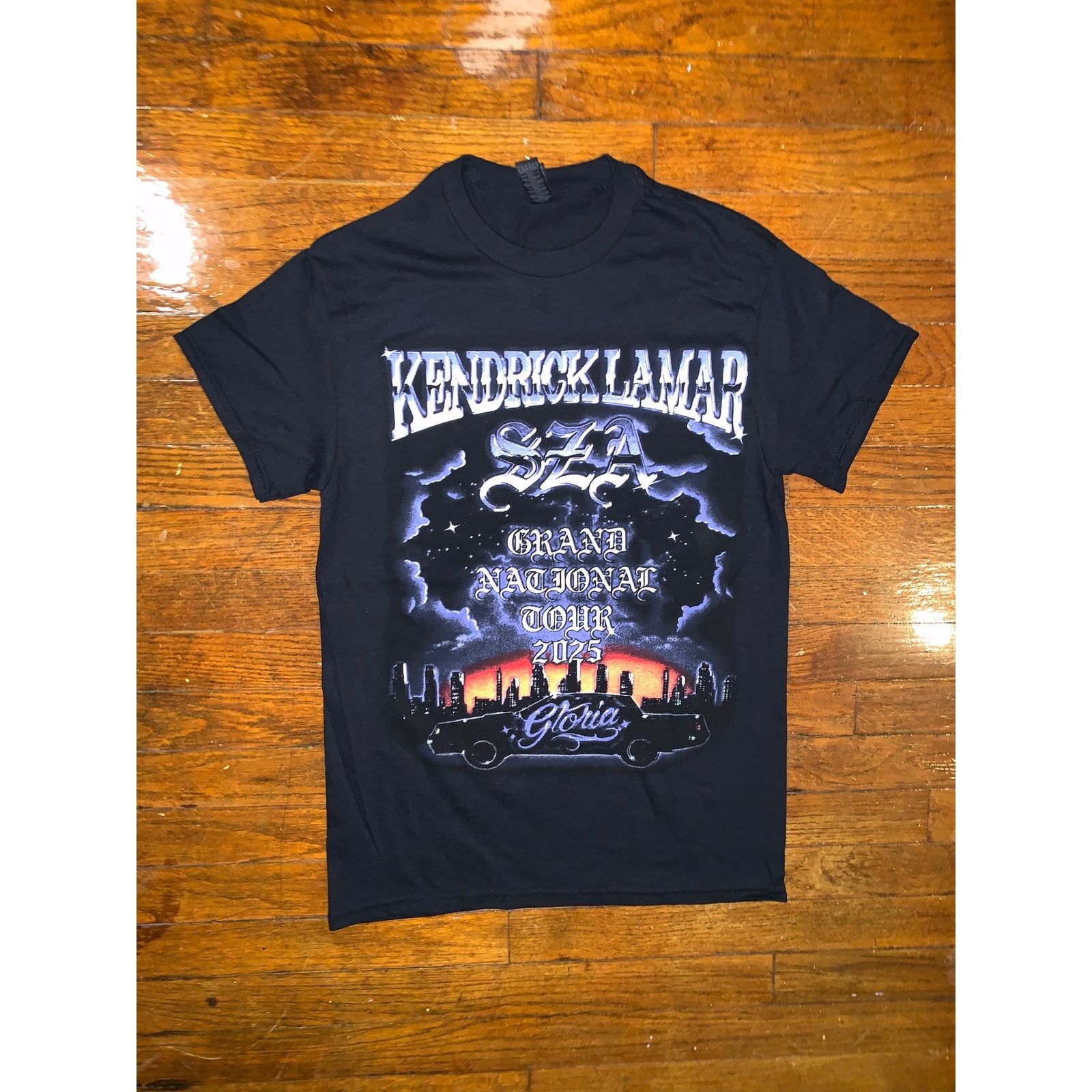 Band Tees Kendrick Lamar SZA Grand National Tour 2025 T Shirt Black S Size US S / EU 44-46 / 1 - 3 Thumbnail
