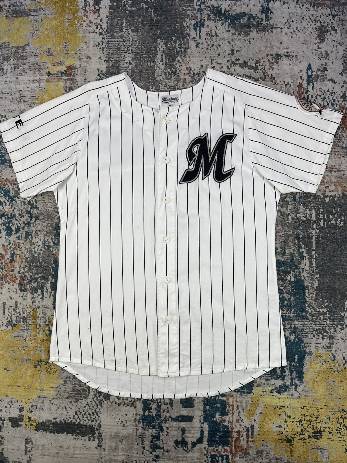 Vintage Vintage Baseball Marines Fan Club Button Shirts Size US M / EU 48-50 / 2 - 2 Thumbnail
