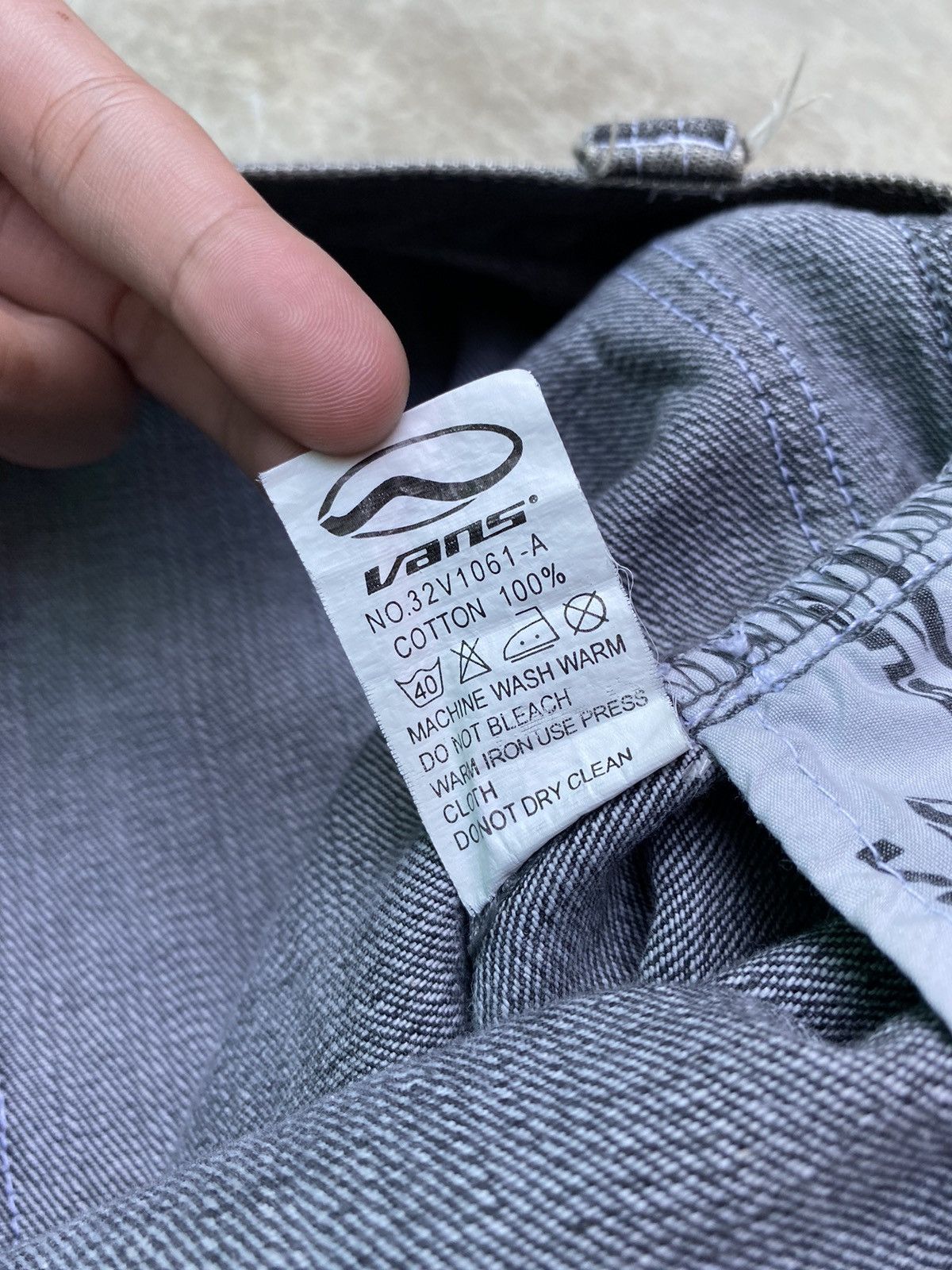 Vans × Vintage Y2K Vans Jorts Denim Size US 32 / EU 48 - 7 Thumbnail