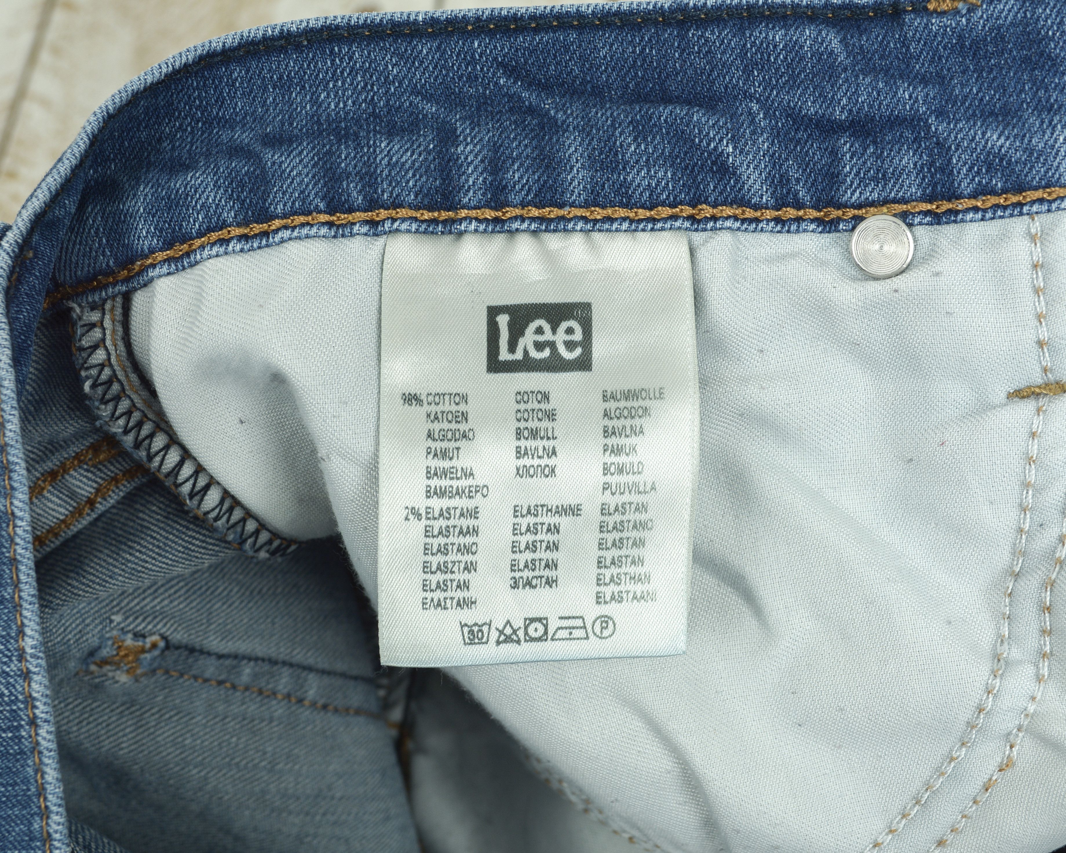 Lee 'Luke' W31 L32 Skinny Jeans Denim Pants Trousers Zip Stretch Size US 31 - 8 Thumbnail