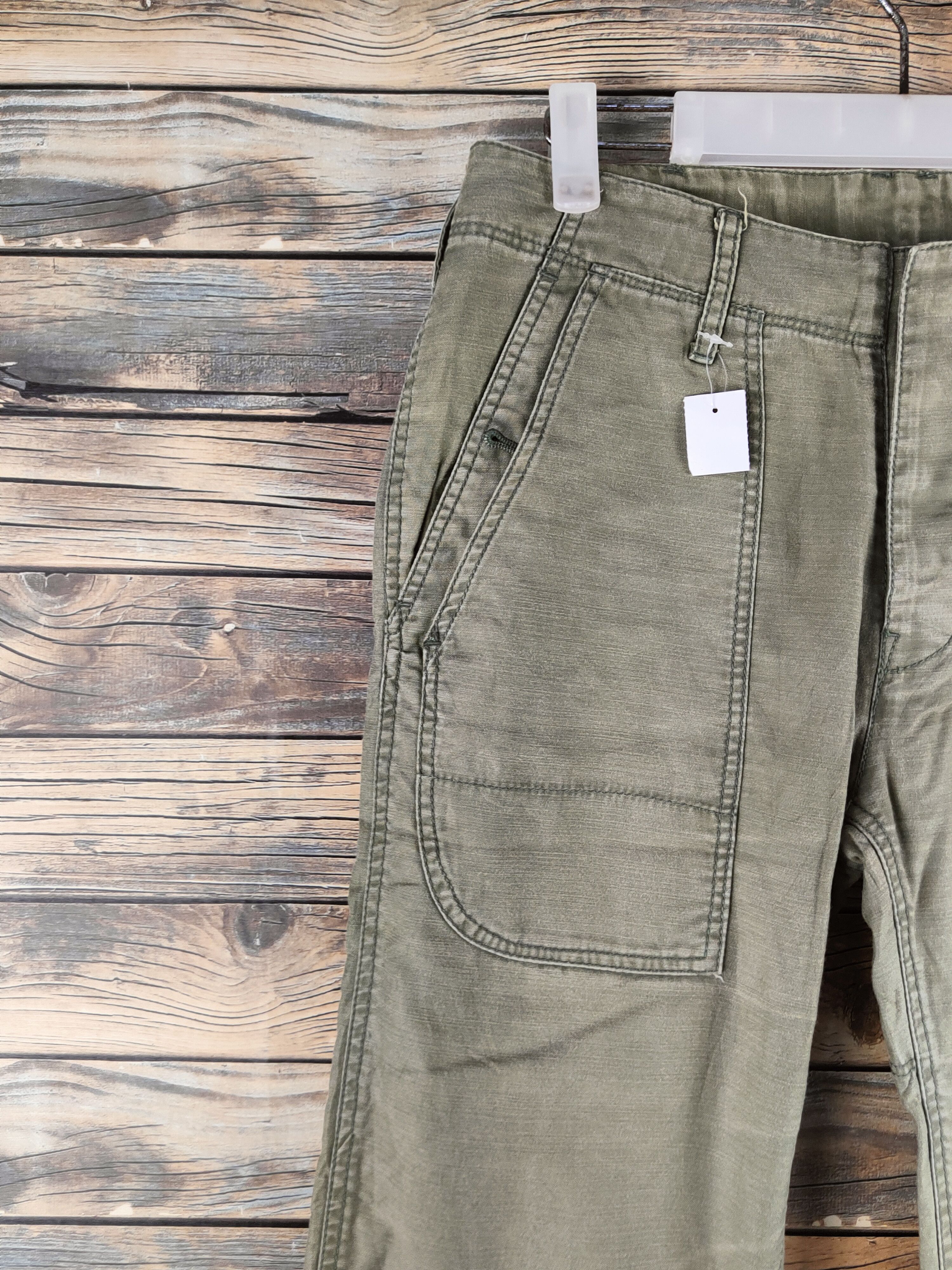 Japanese Brand DL Framework Army Green Multipocket Cargo Pants #46-880 Size US 29 - 4 Thumbnail