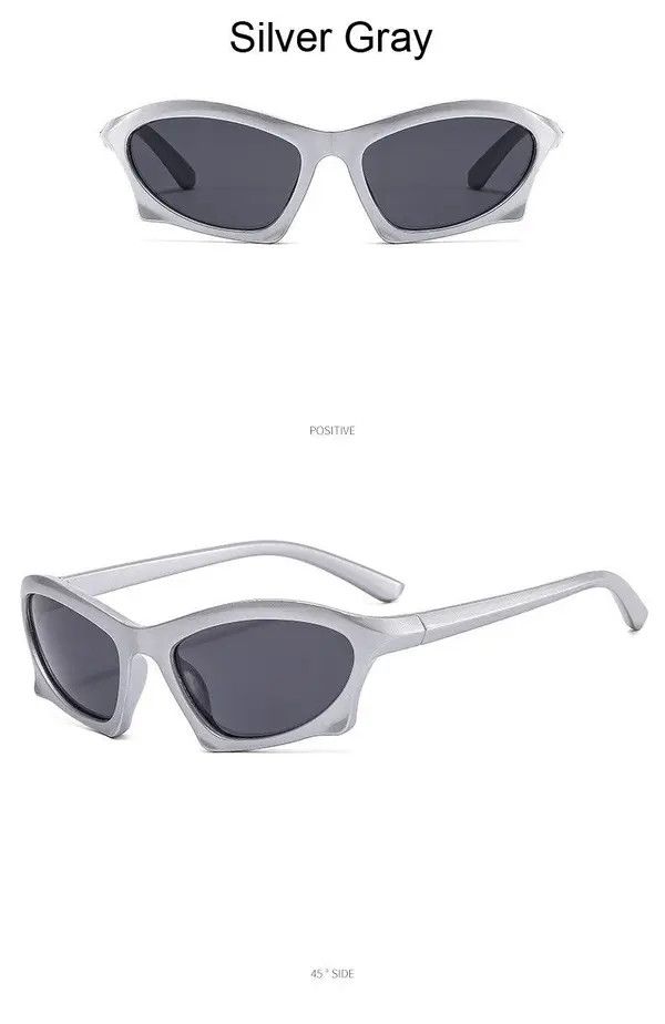 VIBE Kurt Cobain Alien Sunglasses Punk Grunge 2000s Look Size ONE SIZE - 2 Thumbnail
