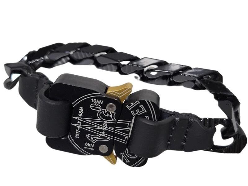 1017 ALYX 9SM × Moncler Moncler Alyx Rollercoaster Buckle bracelet | Grailed