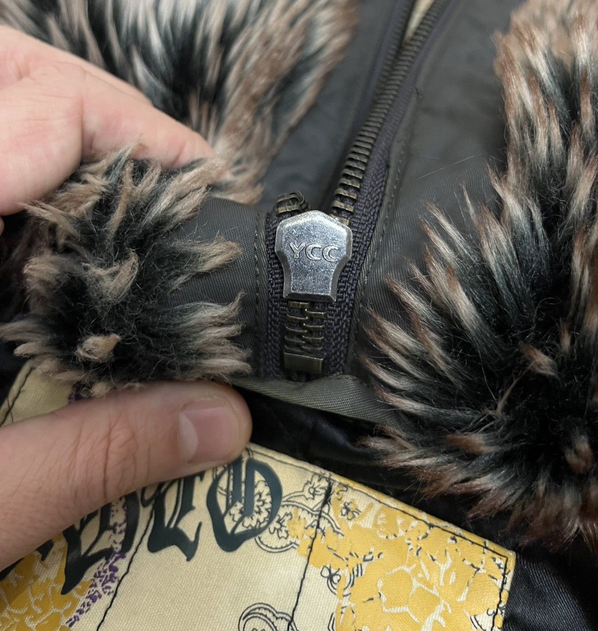 If Six Was Nine Japanese If Six Was Nine Style Zip Fur Bomber Jacket 90s Size US M / EU 48-50 / 2 - 11 Thumbnail