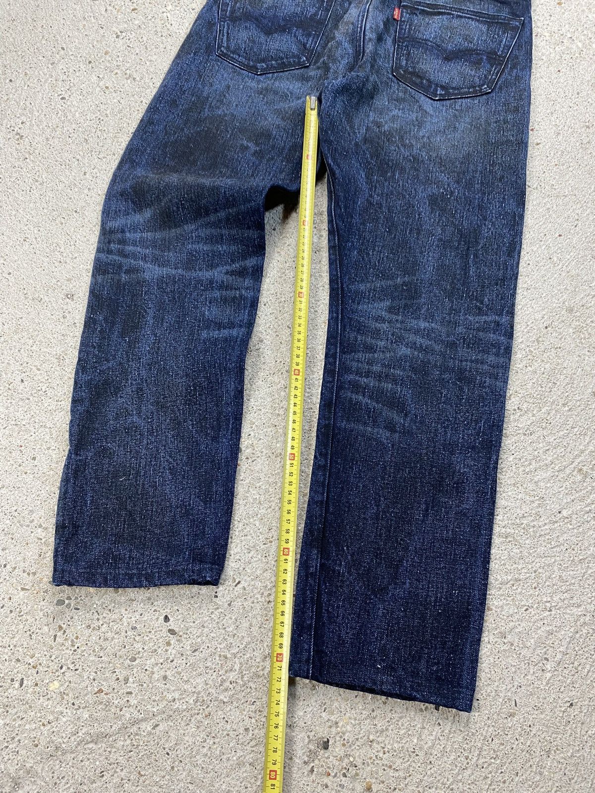 Levi's Denim jeans vintage deep navy indigo washed bleached Size US 30 / EU 46 - 16 Thumbnail